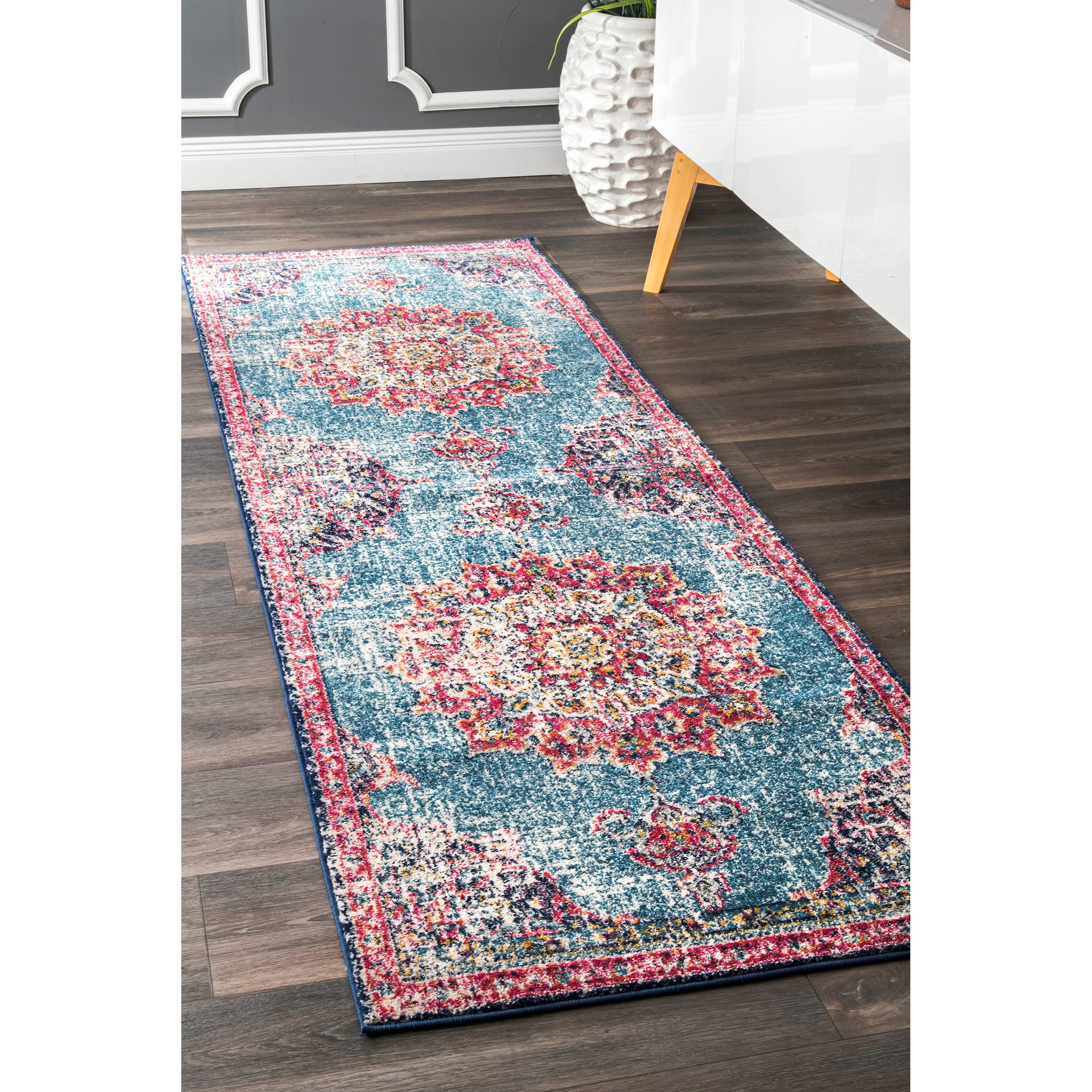 Sunny Wildflower Medallion Rug | Multicolor - Image 2