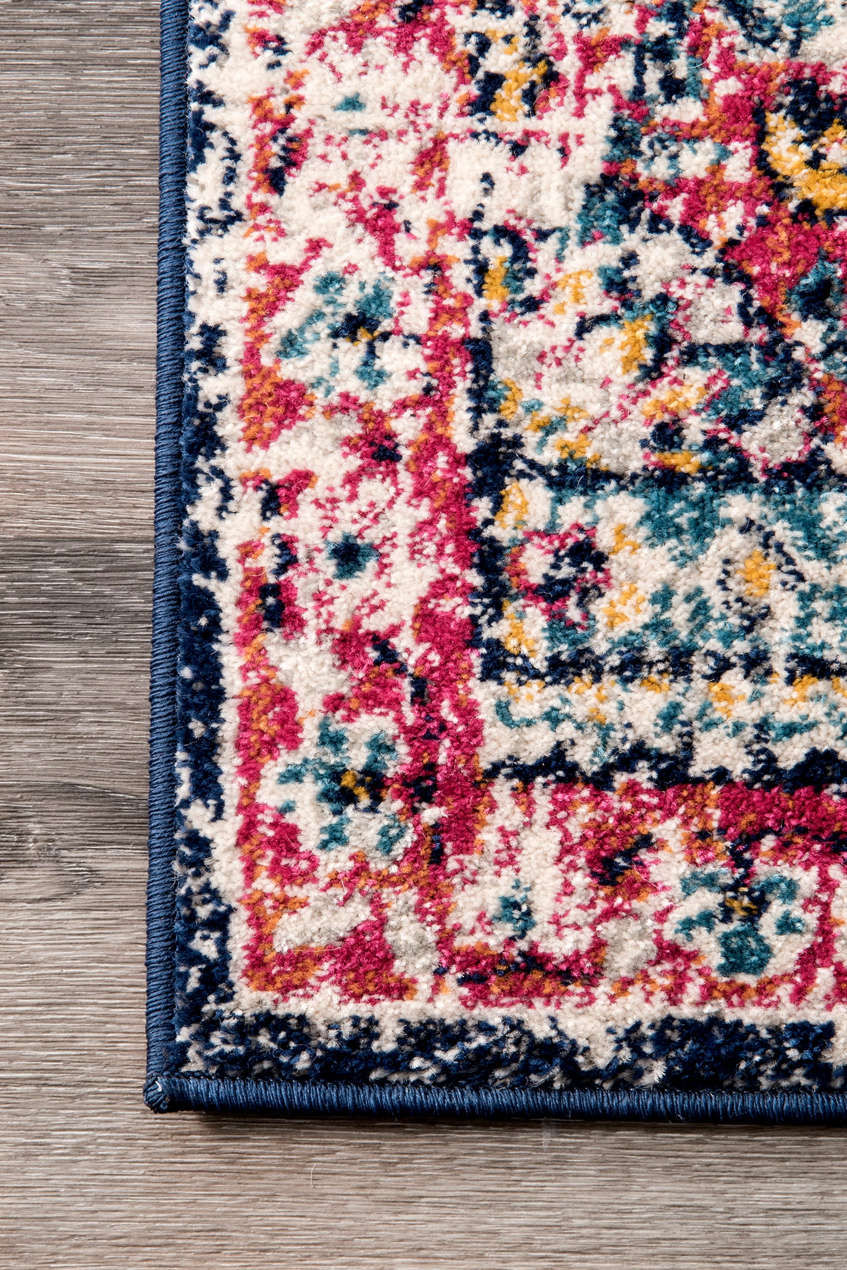 Sunny Wildflower Medallion Rug | Multicolor - Image 3