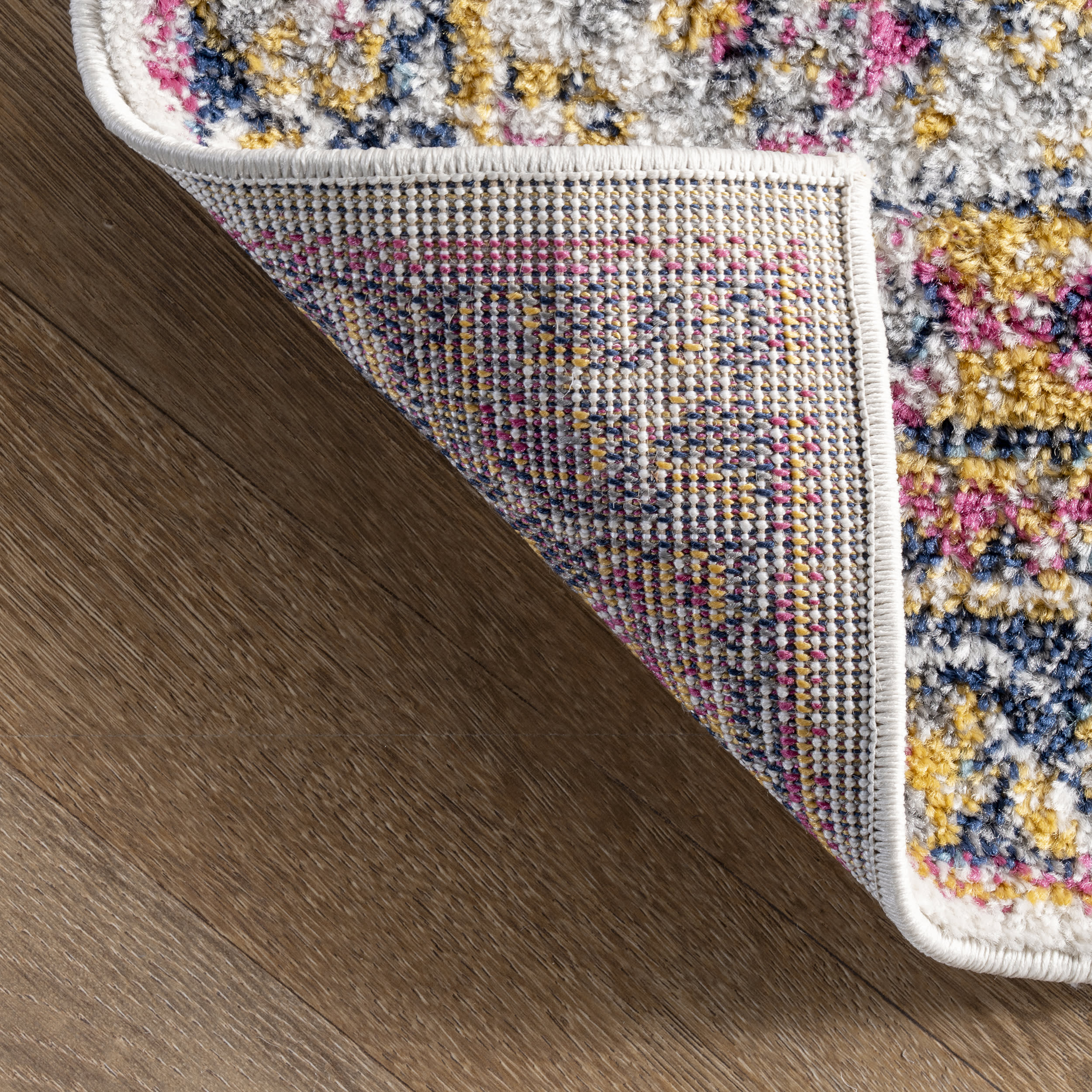 Sunny Wildflower Medallion Rug | Pink - Image 2