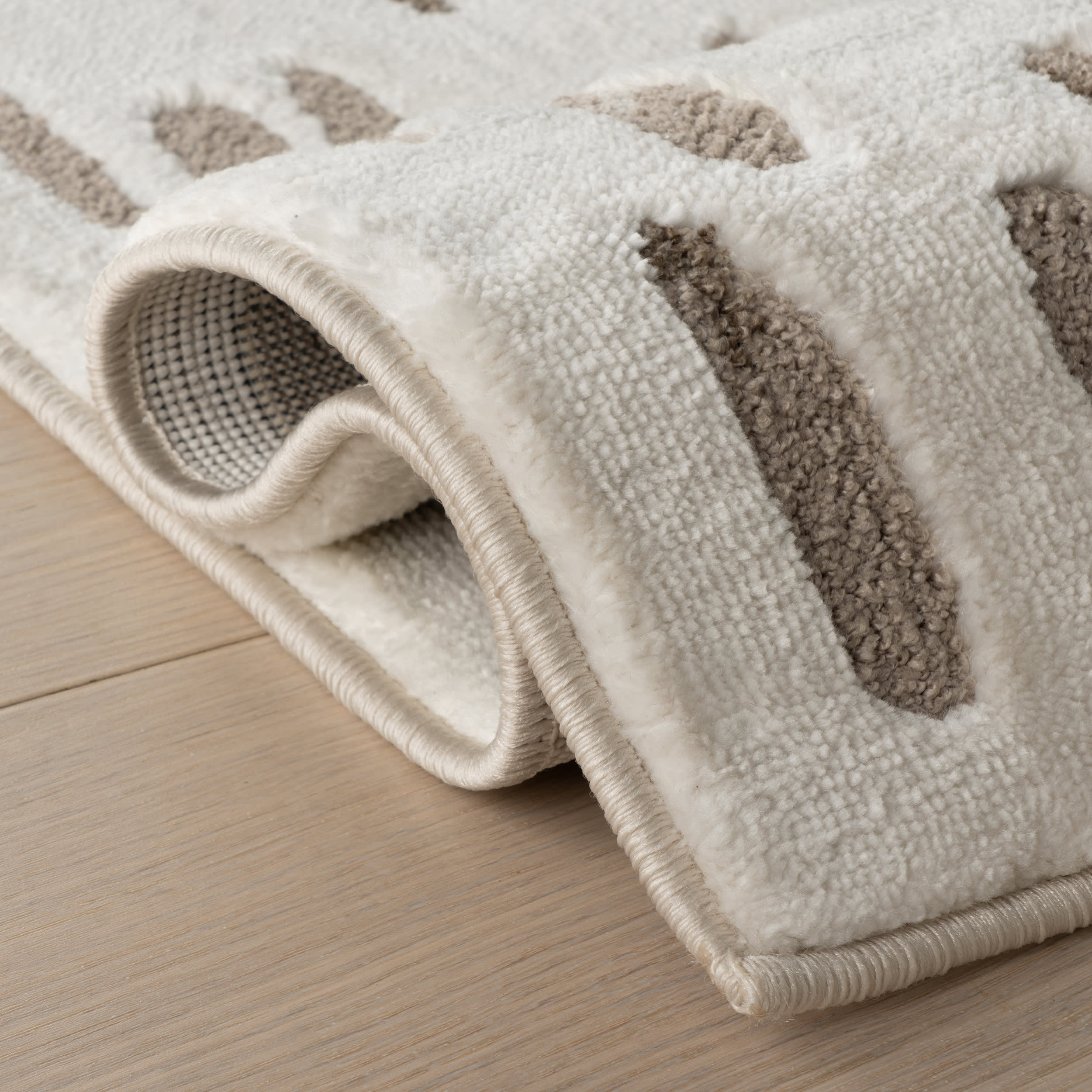 Susurrus Modern Polka Dot Rug | Ivory - Image 11