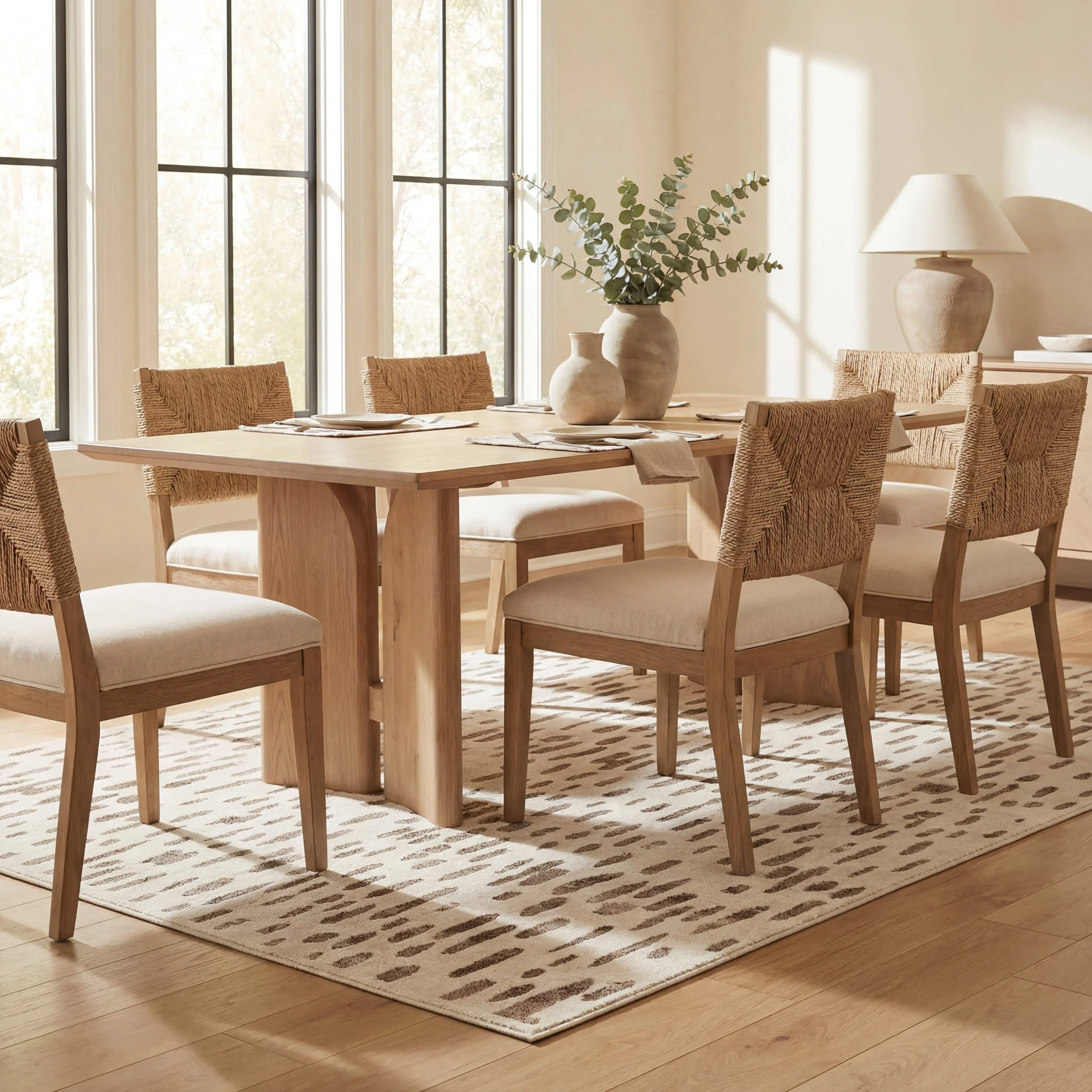 Susurrus Modern Polka Dot Rug | Ivory - Image 7