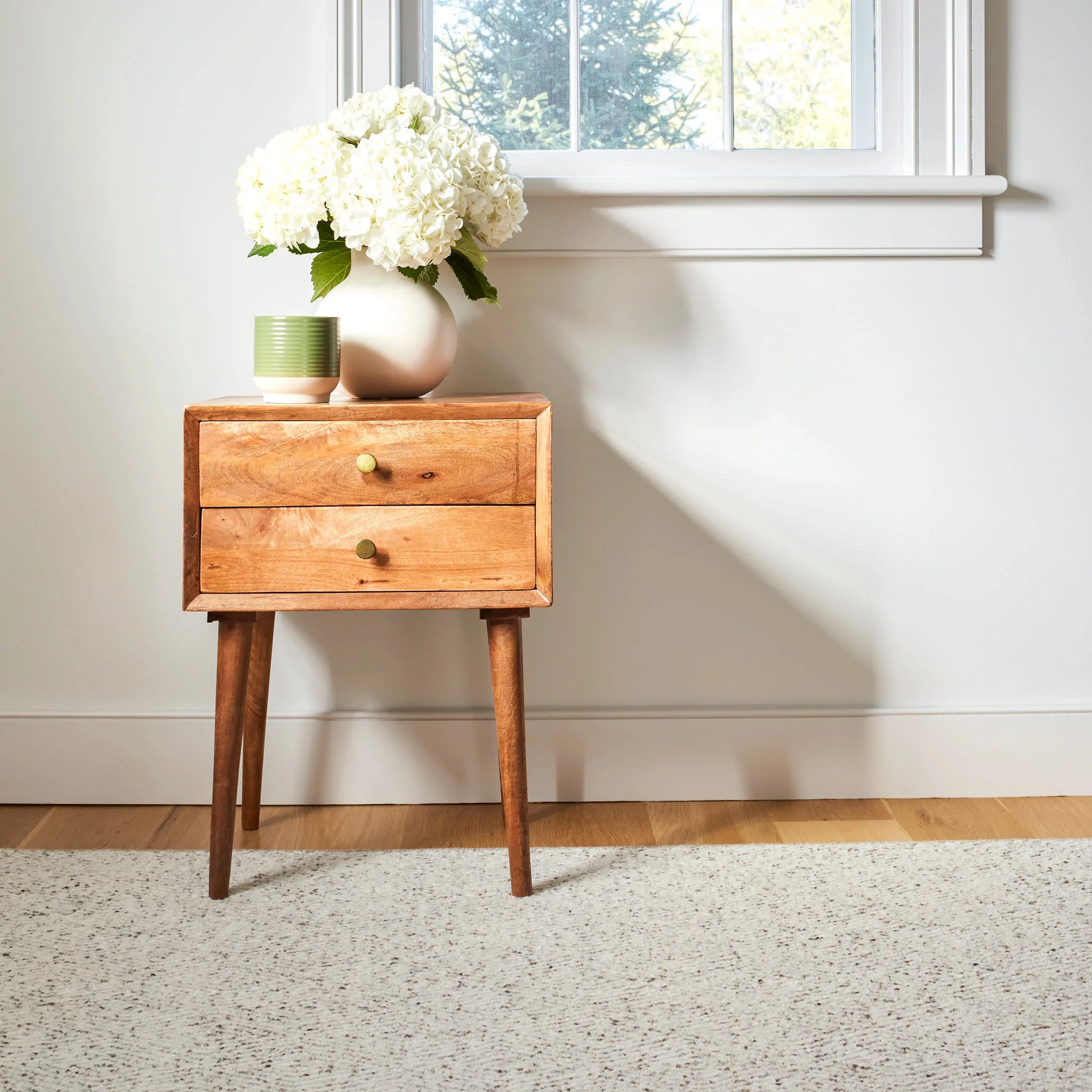 Sutton Woven Wool Custom Rug | Natural - Image 2