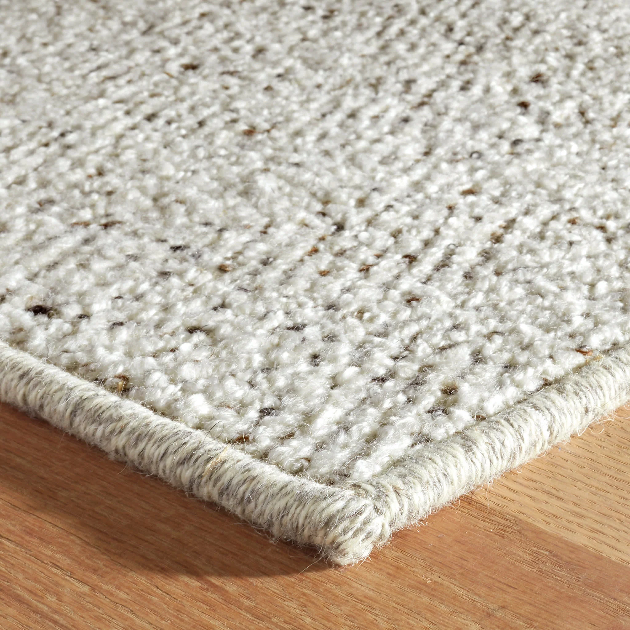 Sutton Woven Wool Custom Rug | Natural - Image 5