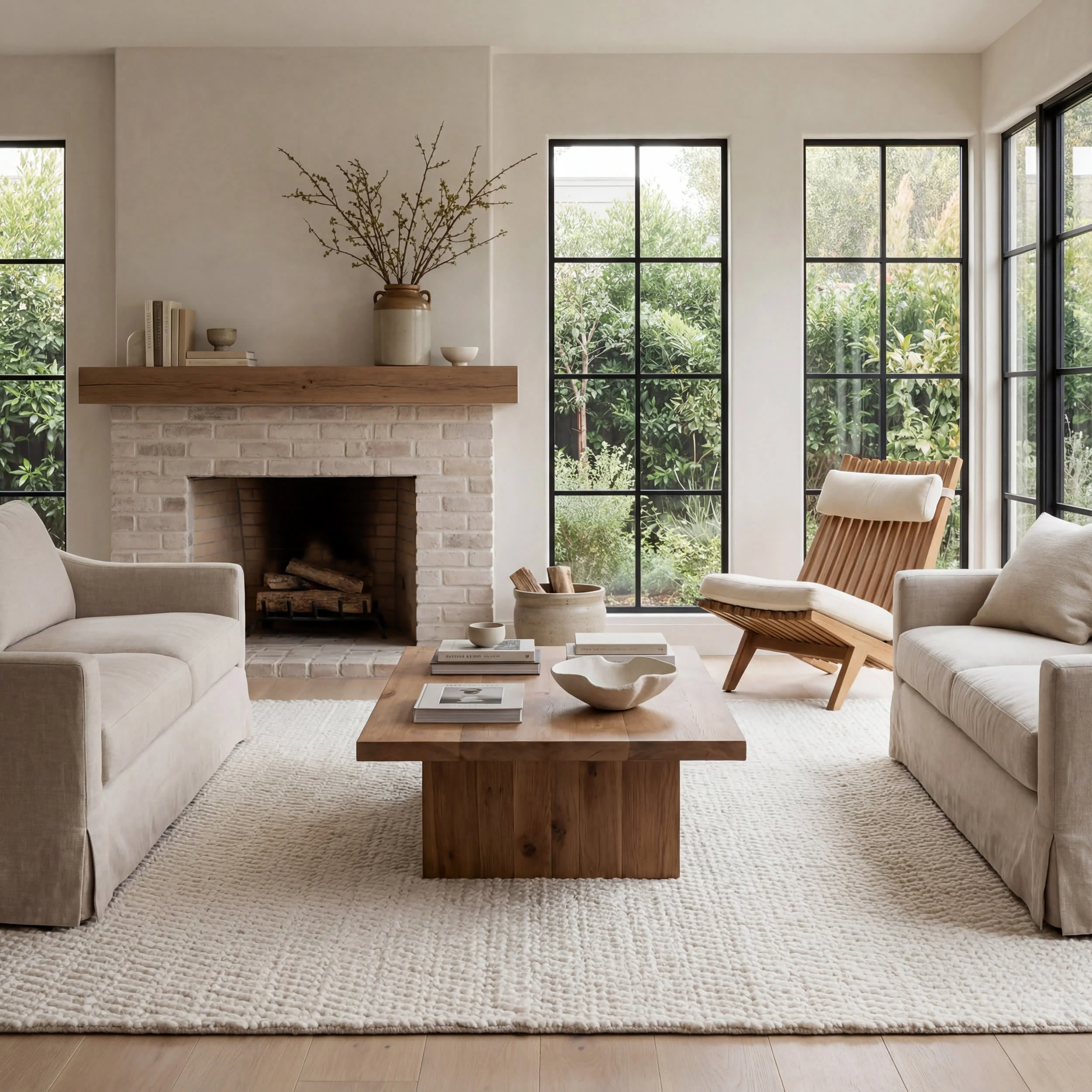 Sutton Solid Chevron Rug | Ivory - Image 2