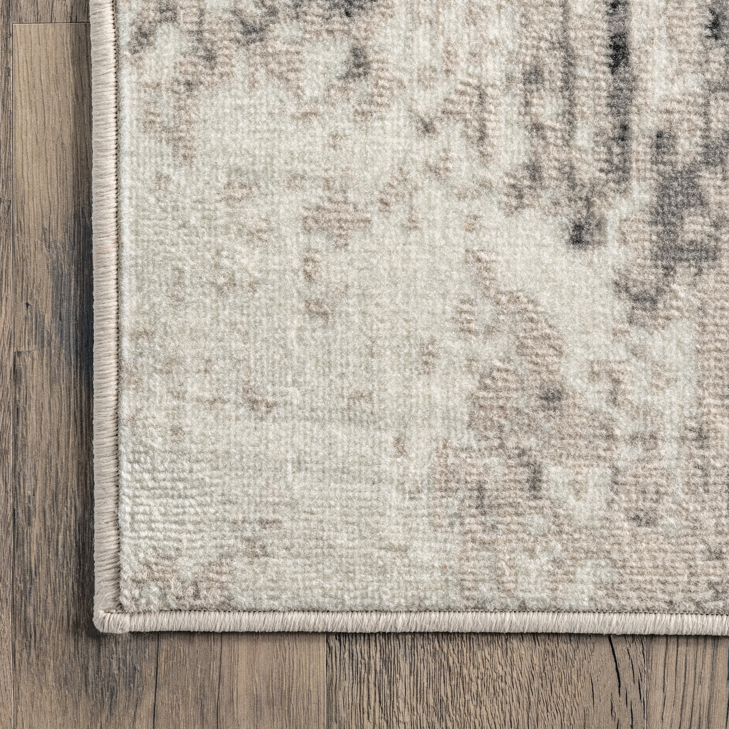 Suzanne Contemporary Abstract Rug | Ivory - Image 3