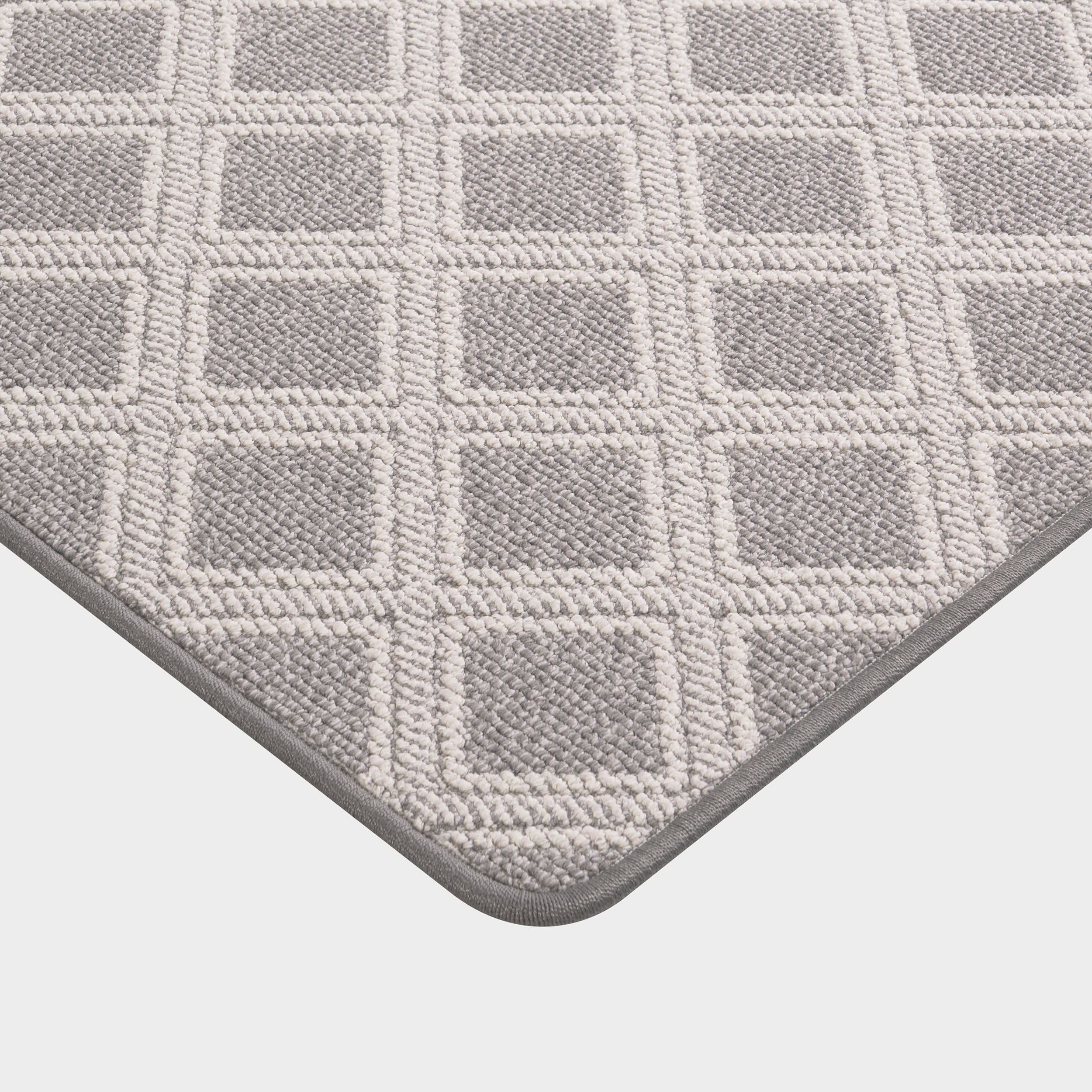 Swift Trellis Custom Rug | Grey - Image 2
