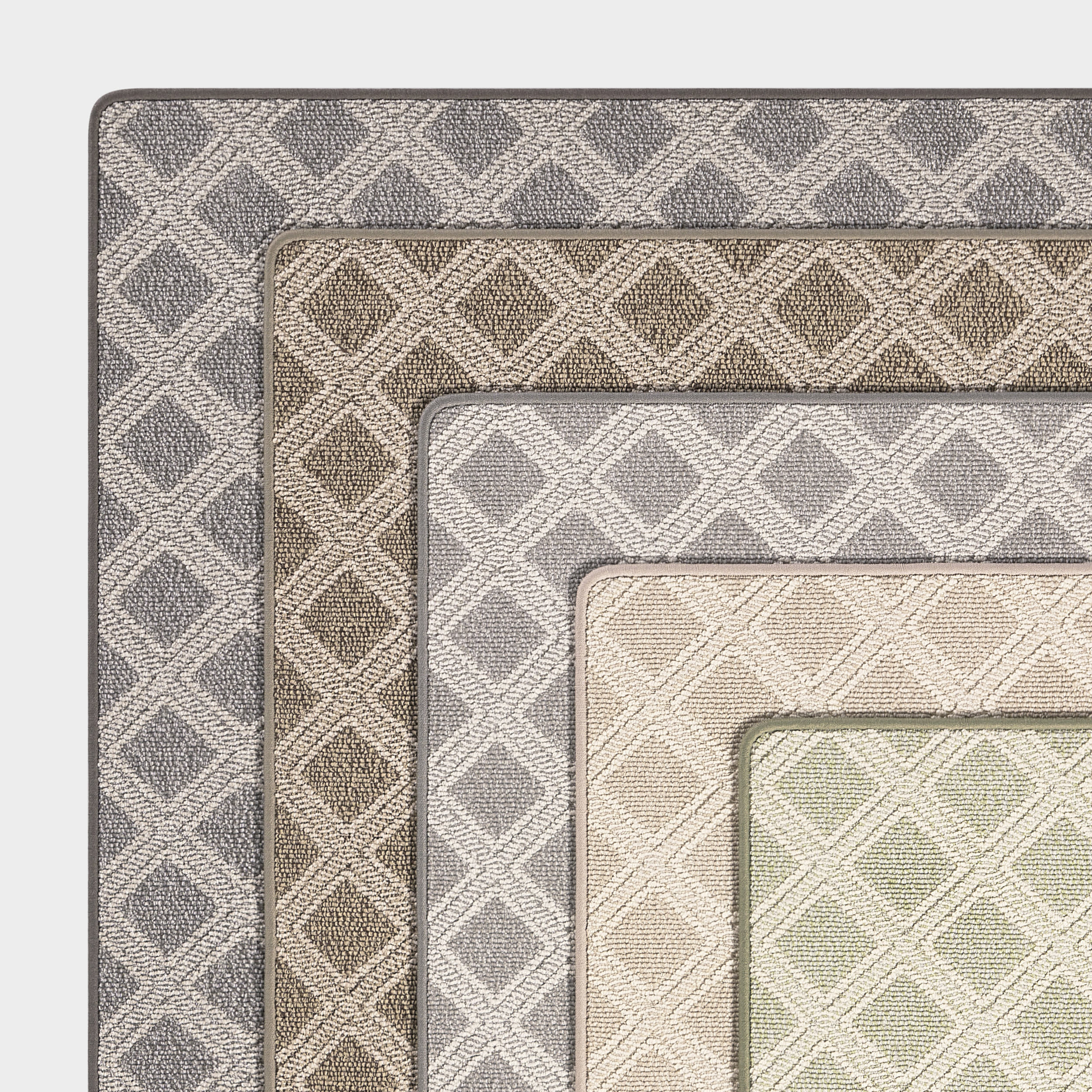 Swift Trellis Custom Rug | Grey - Image 5