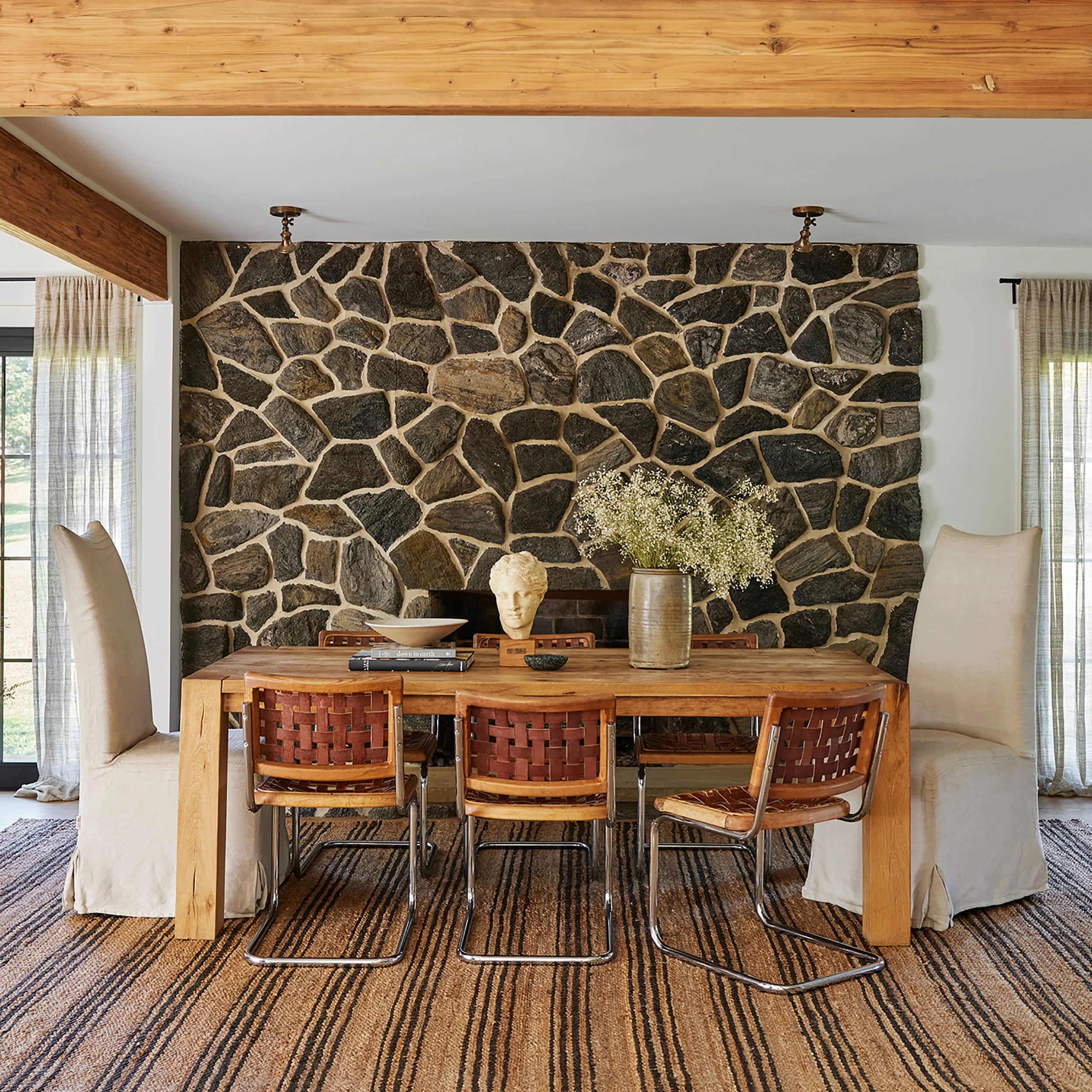 Sycamore Striped Jute Rug | Natural - Image 2