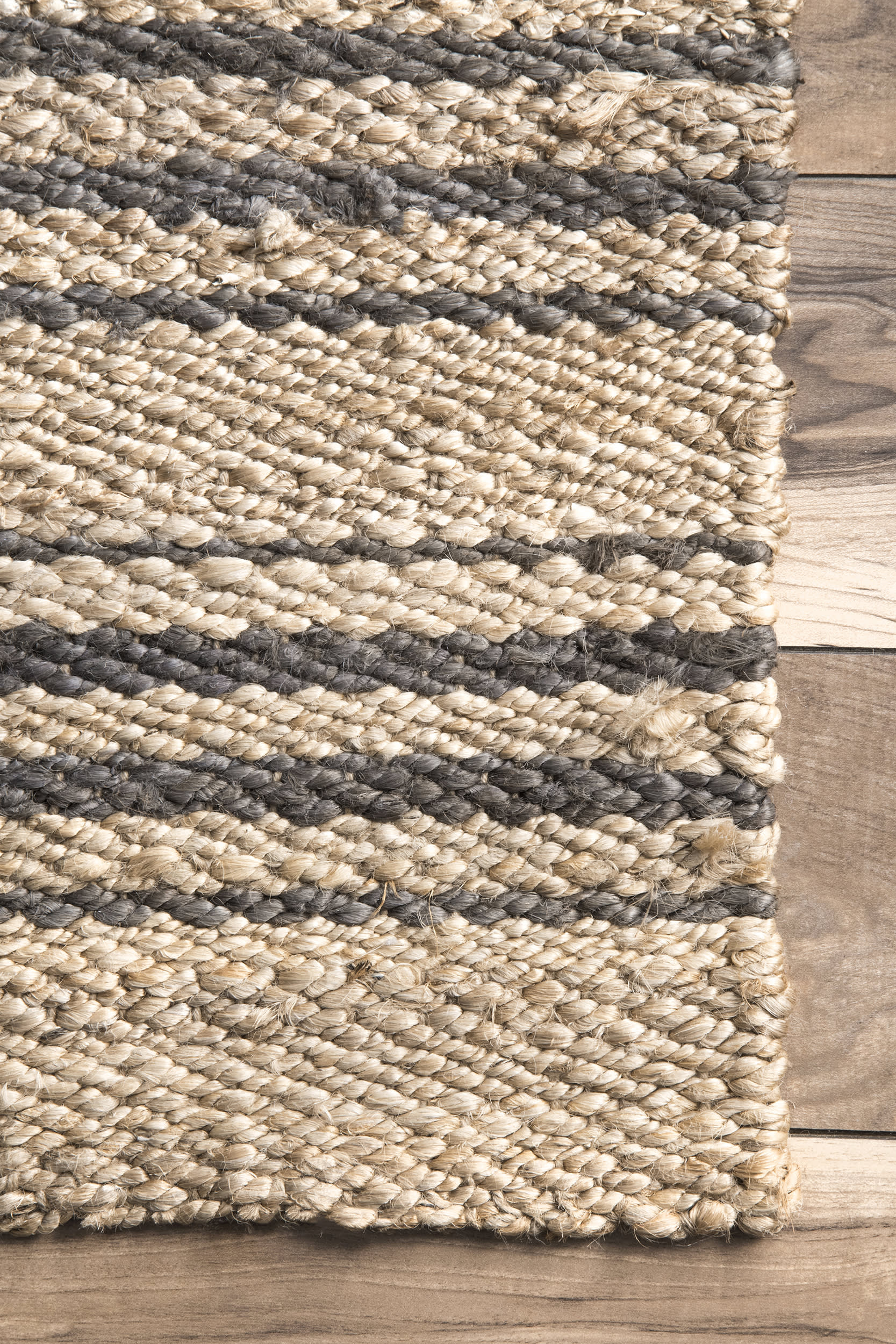 Sycamore Striped Jute Rug | Natural - Image 3
