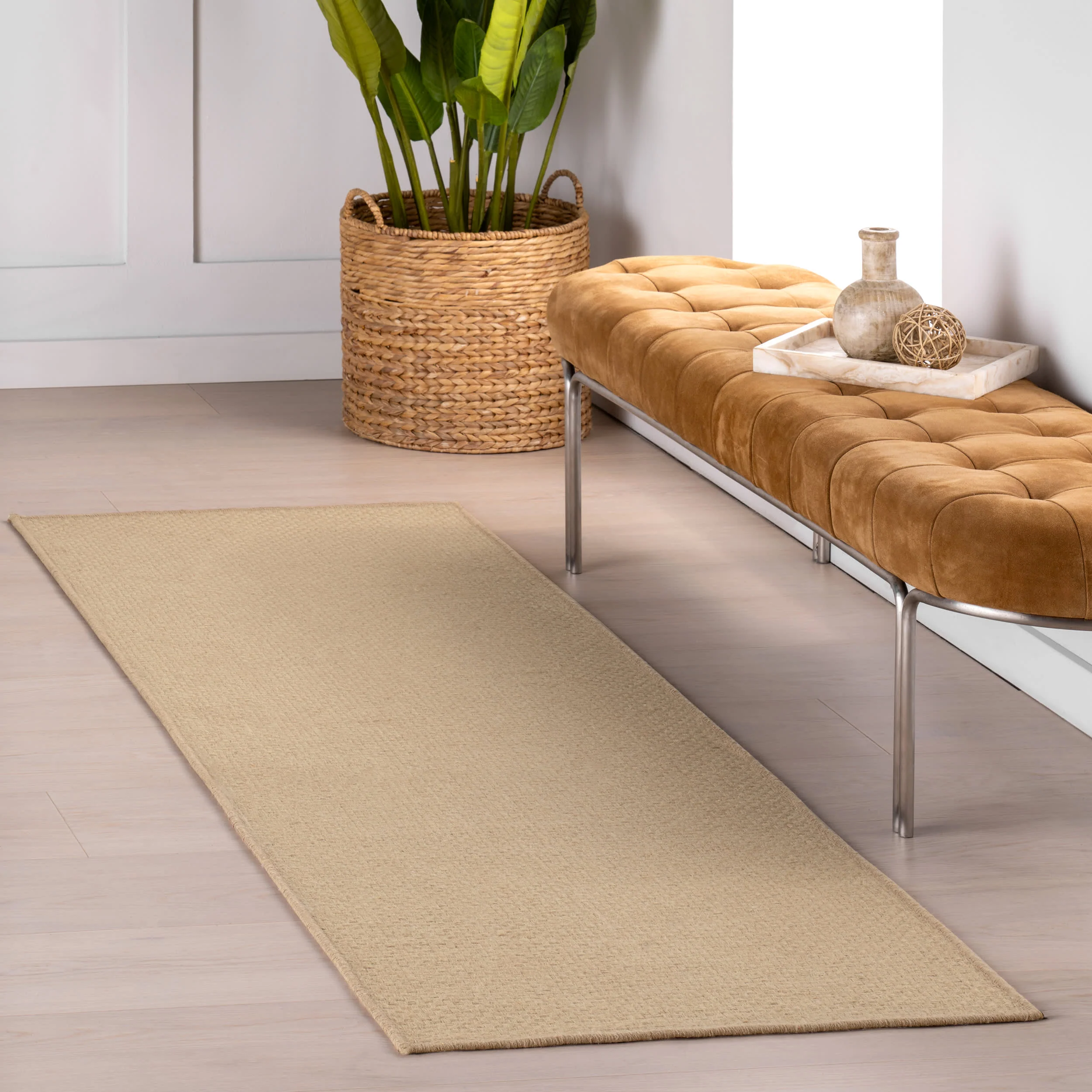 Tabytha Solid Jute Rug | Natural - Image 2