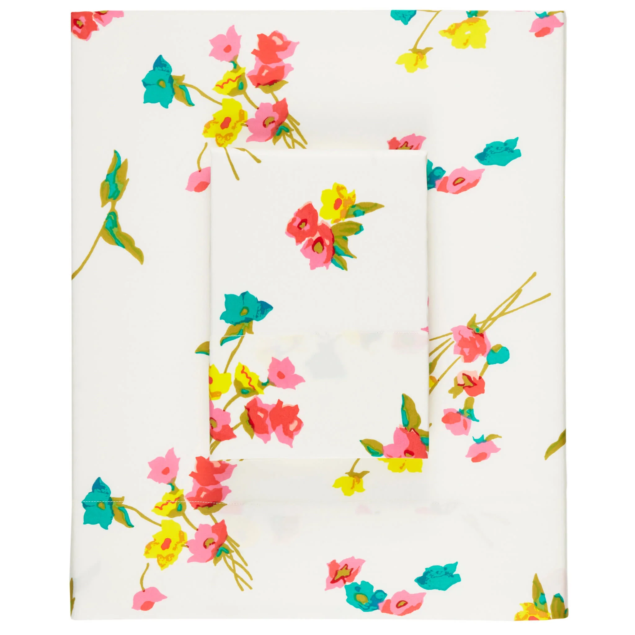 Taffeta Floral Sheet Set | Multi - Image 2