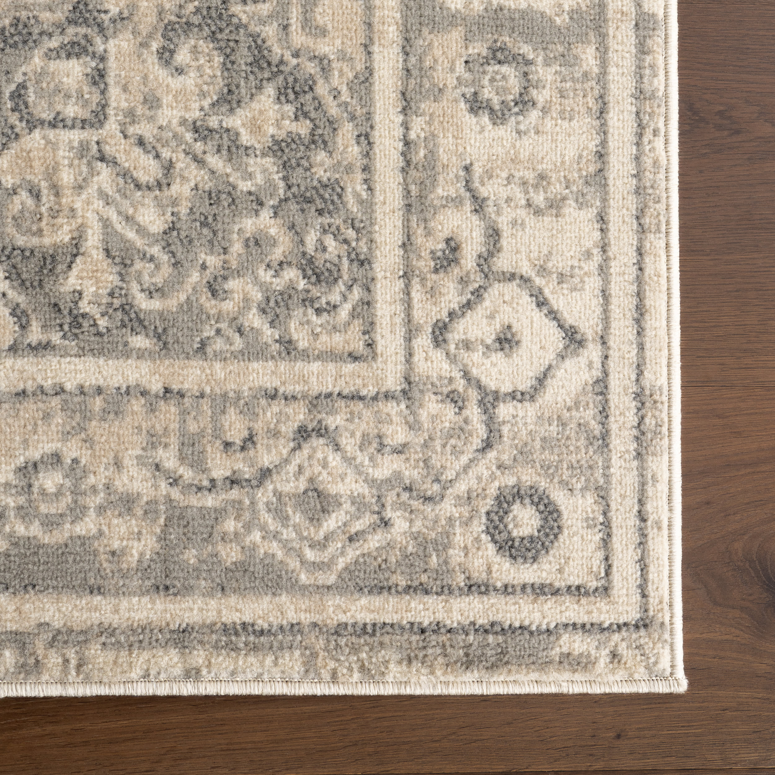 Taisa Medallion Rug | Grey - Image 4