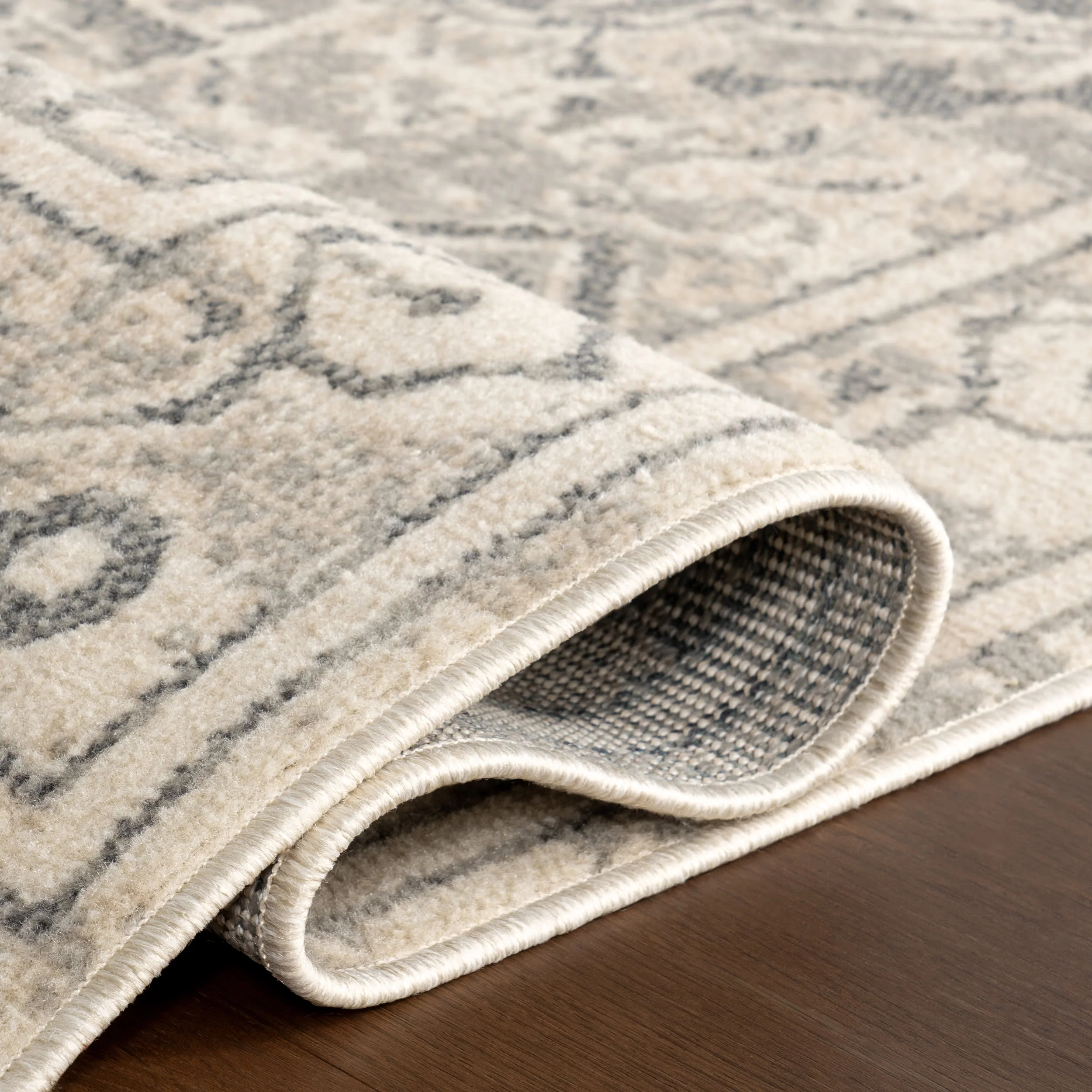 Taisa Medallion Rug | Grey - Image 9