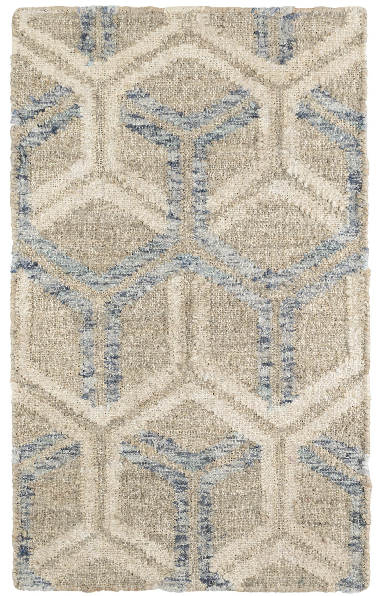 Tala Handwoven Jute Rug | Blue - Image 6