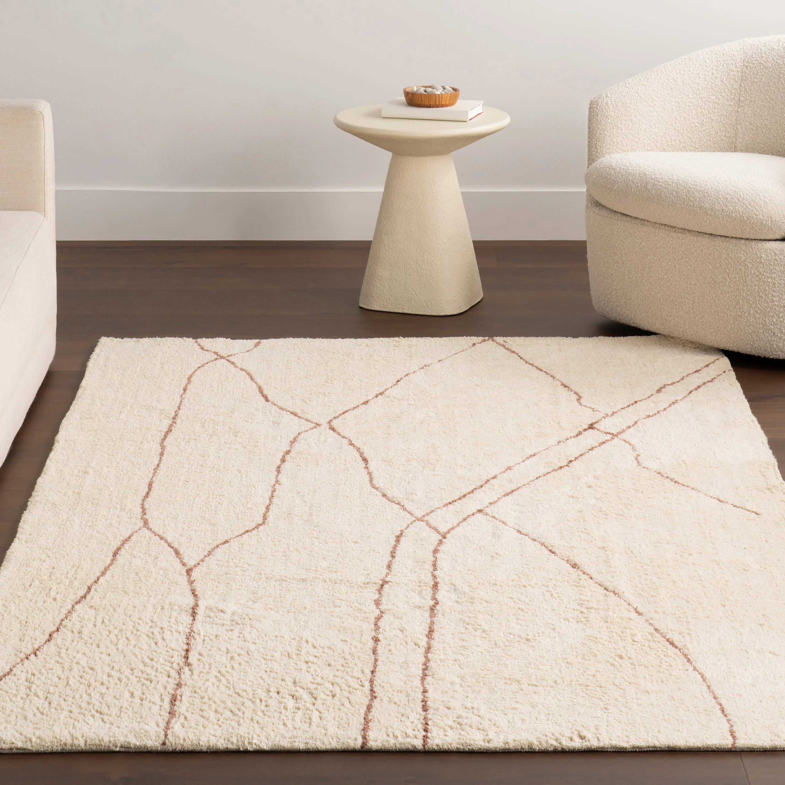 Tallulah Abstract Rug | Ivory - Image 5