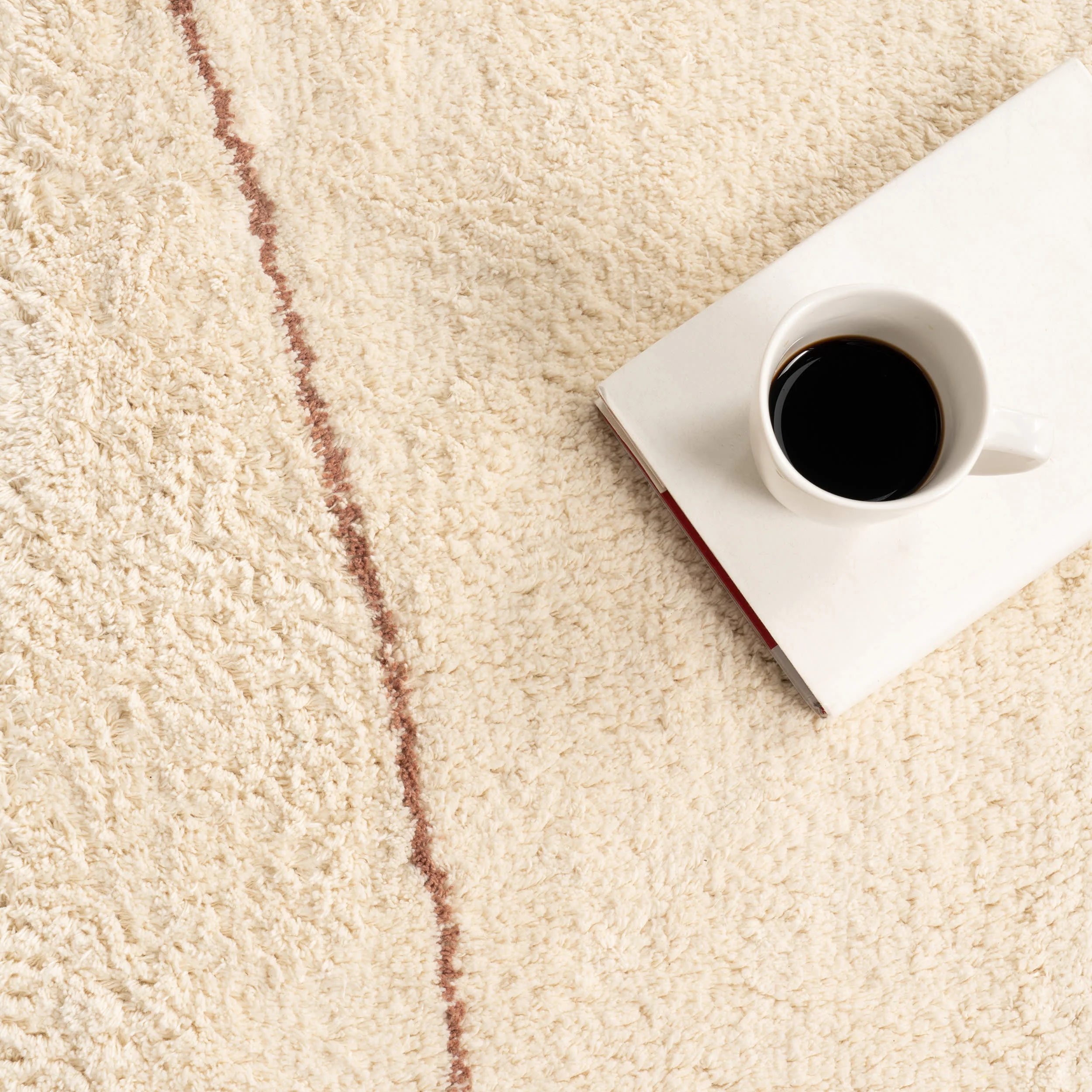 Tallulah Abstract Rug | Ivory - Image 8