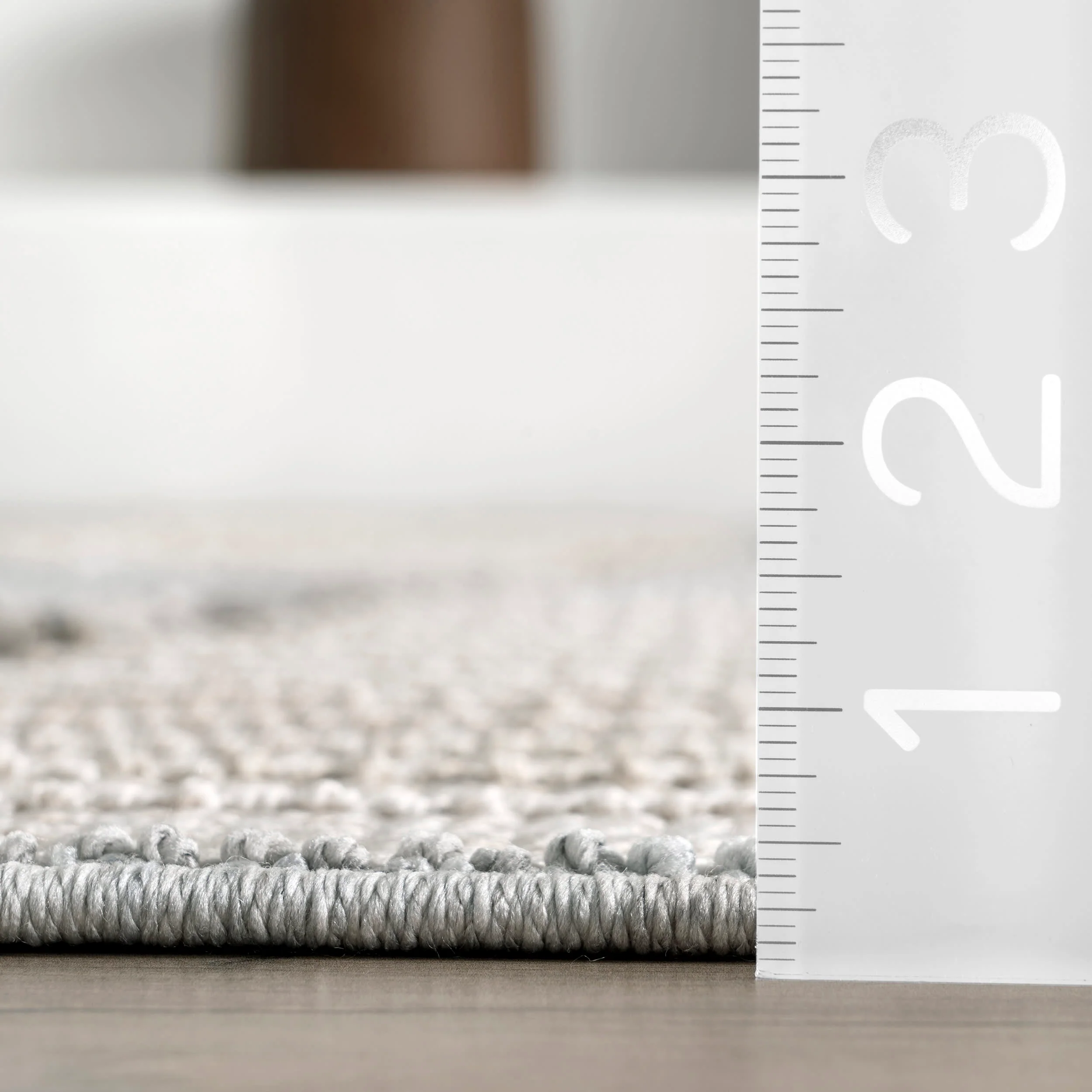 Talullah Textured Piano Rug | Light Grey - Image 5