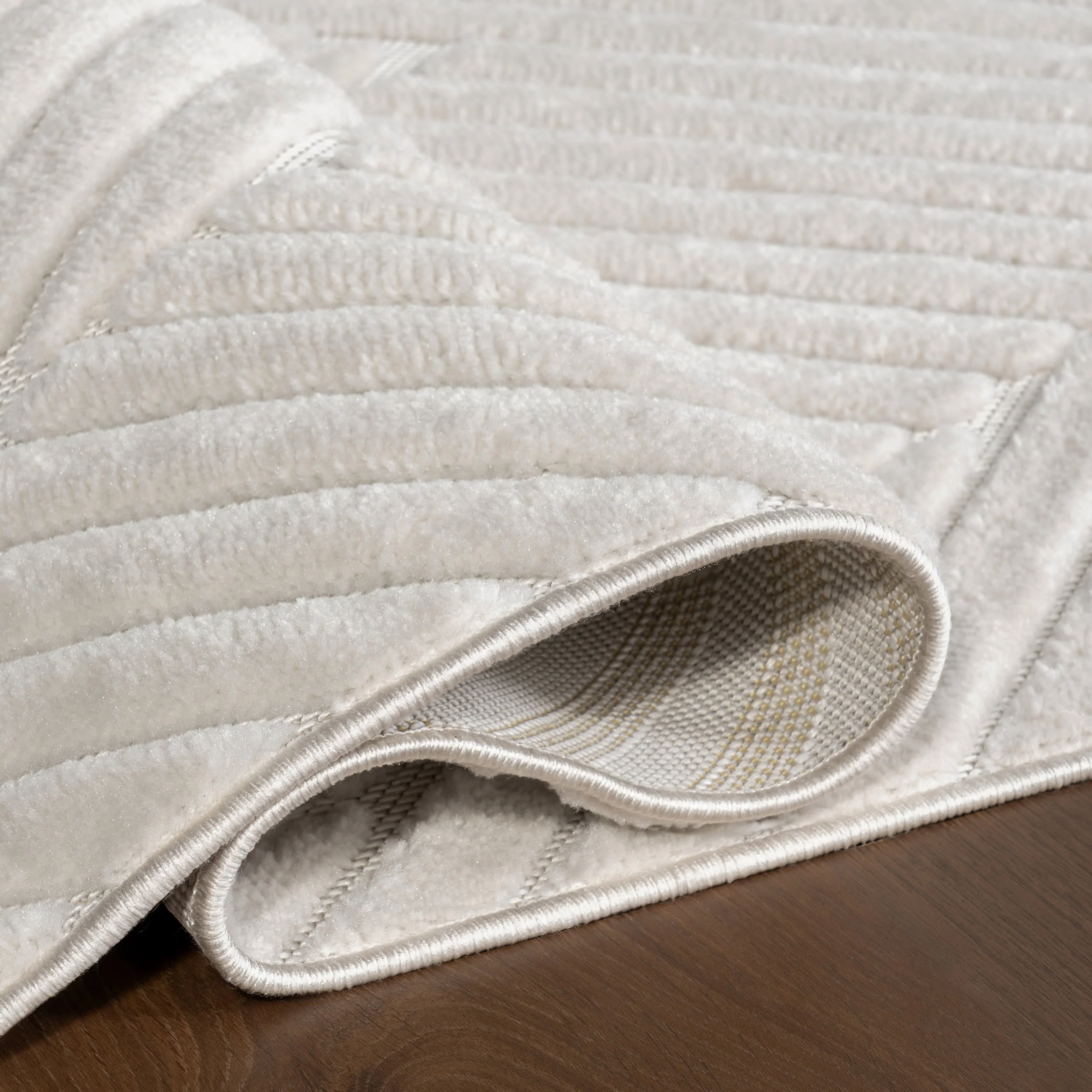 Talya Geometric Indoor/Outdoor Rug | Cream - Image 9