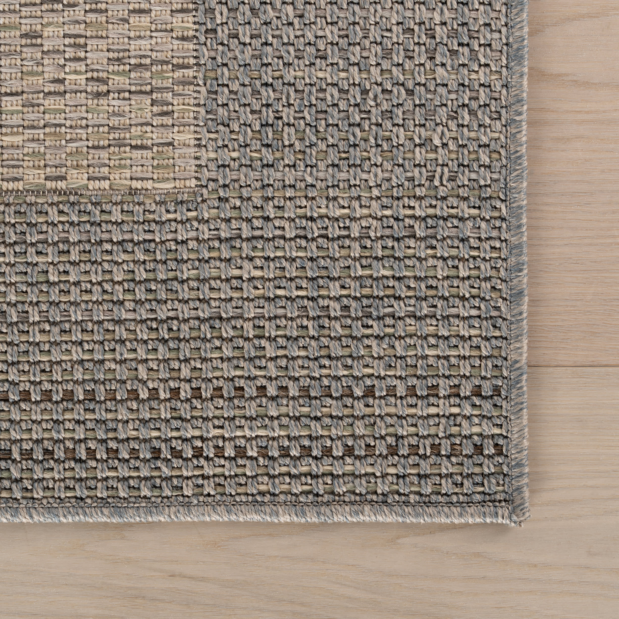 Talyn Modern Striped Indoor/Outdoor Rug | Sand - Image 4