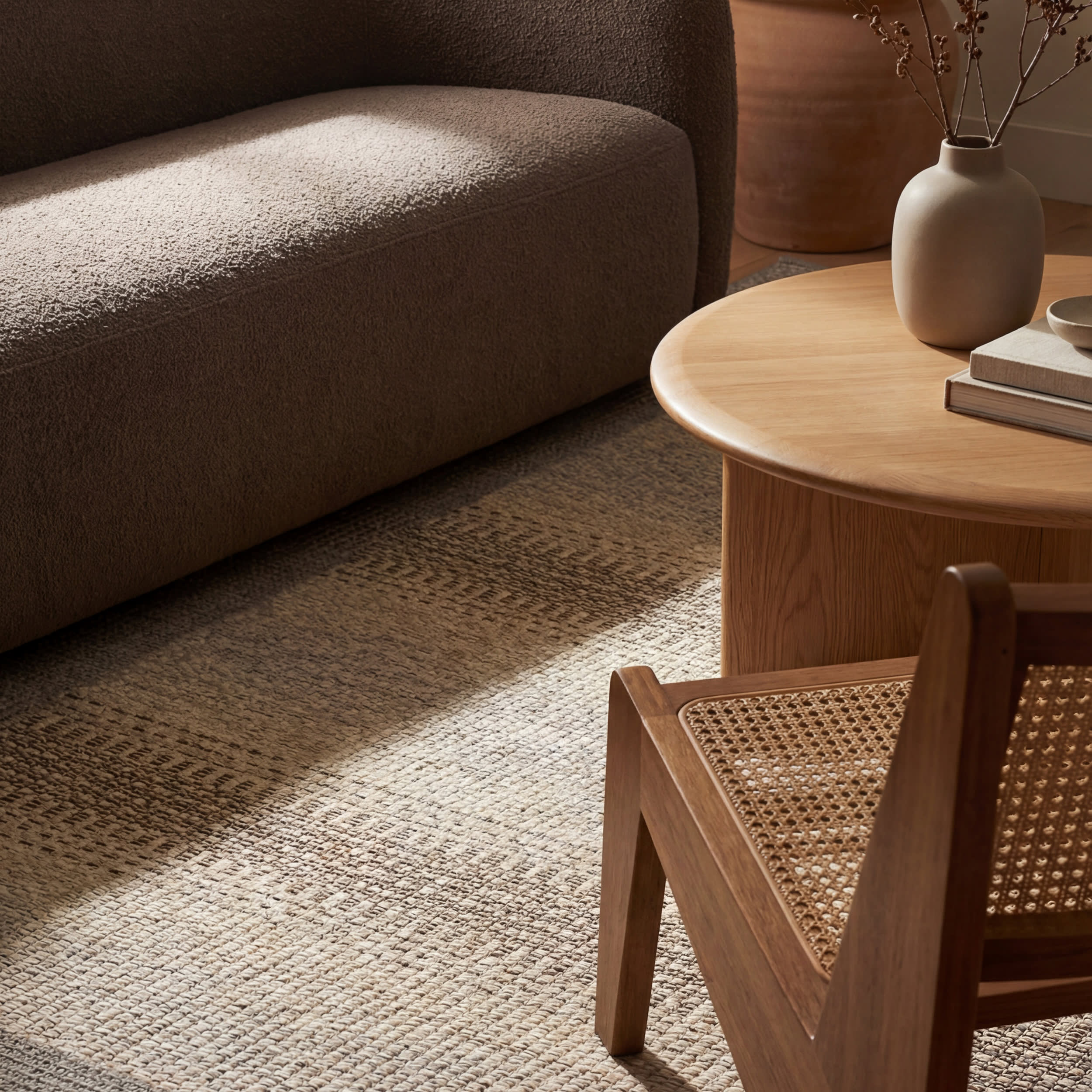 Talyn Modern Striped Indoor/Outdoor Rug | Sand - Image 5