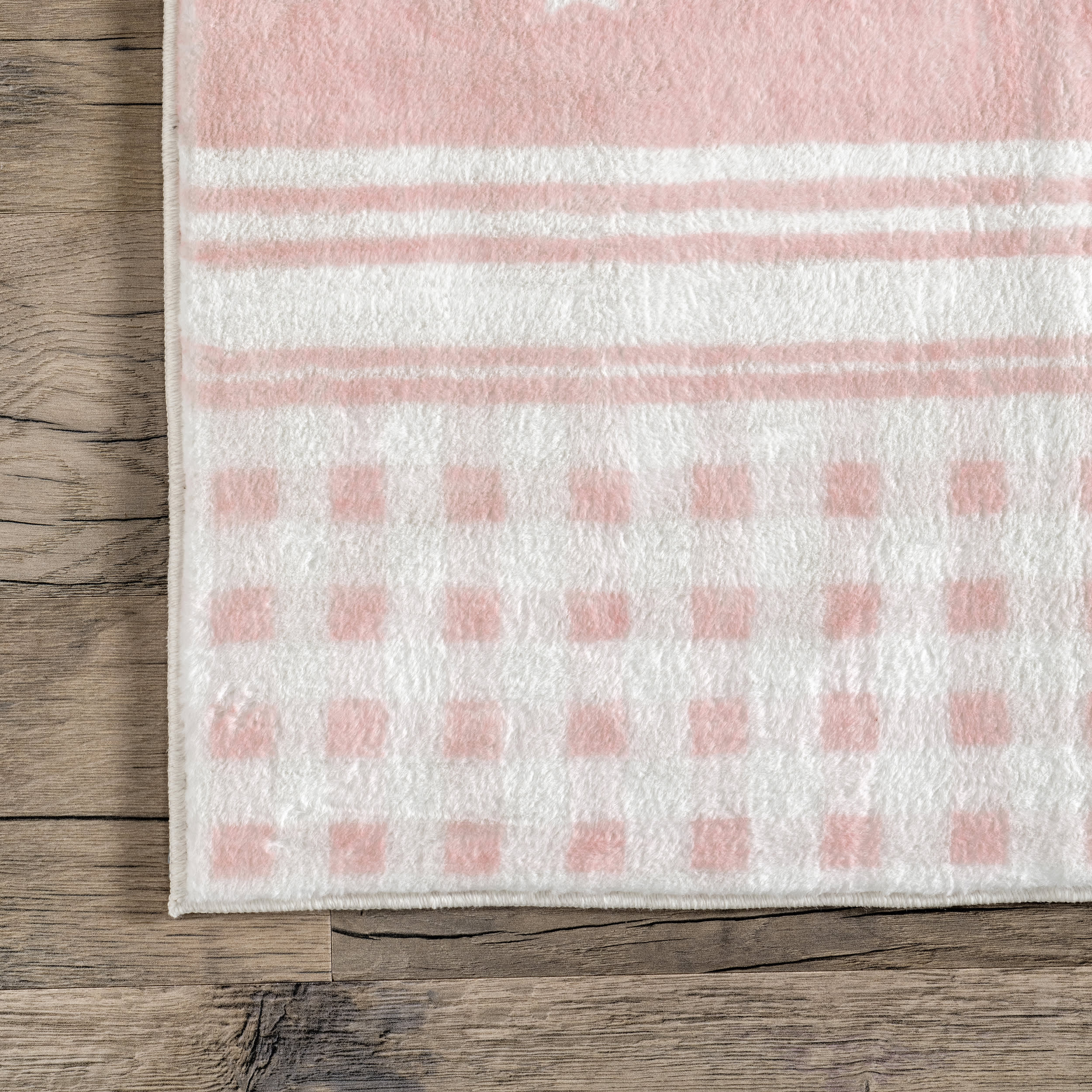 Tamar Kids Washable Sweet Dreams Rug | Pink - Image 3