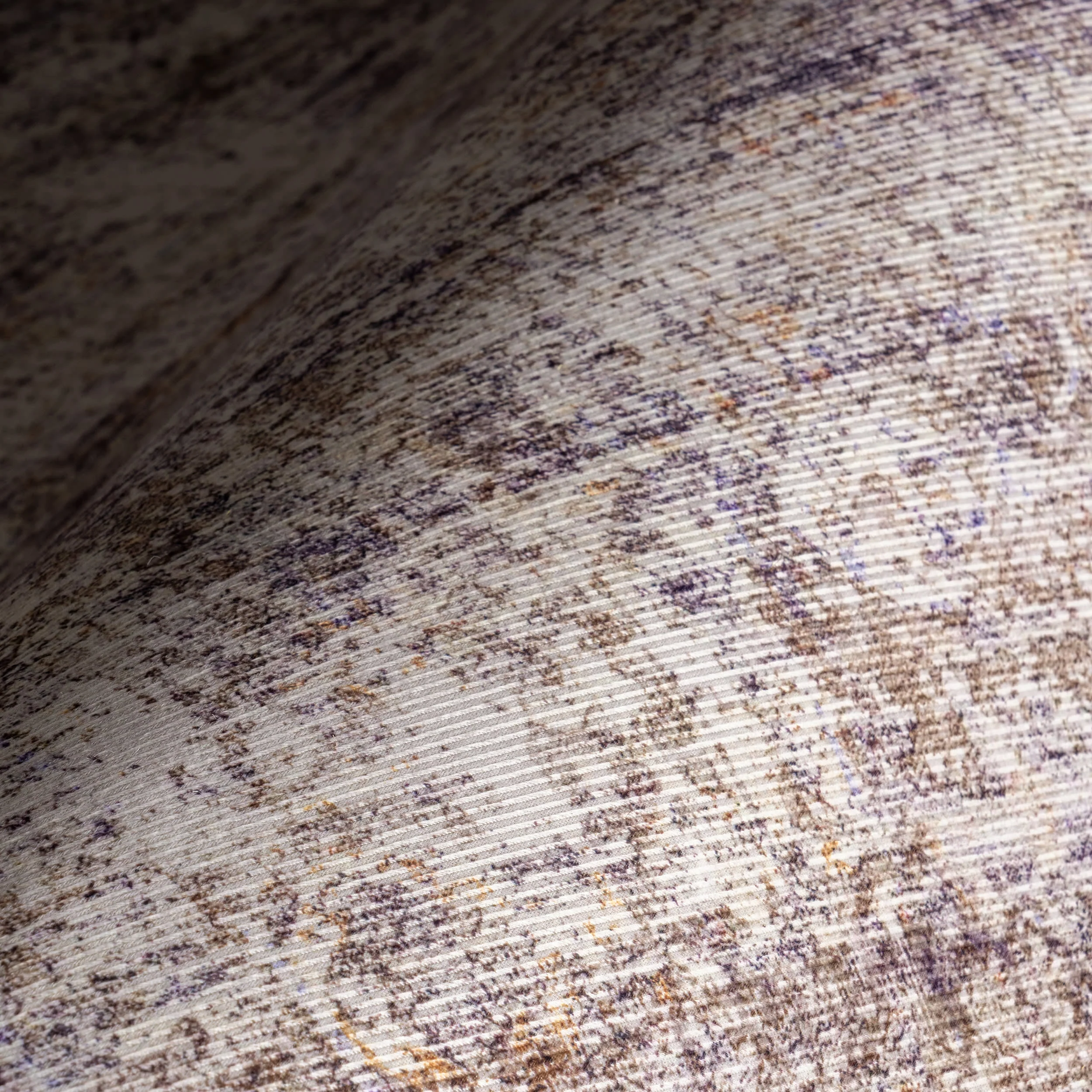 Tamera Abstract Washable Rug | Taupe - Image 3