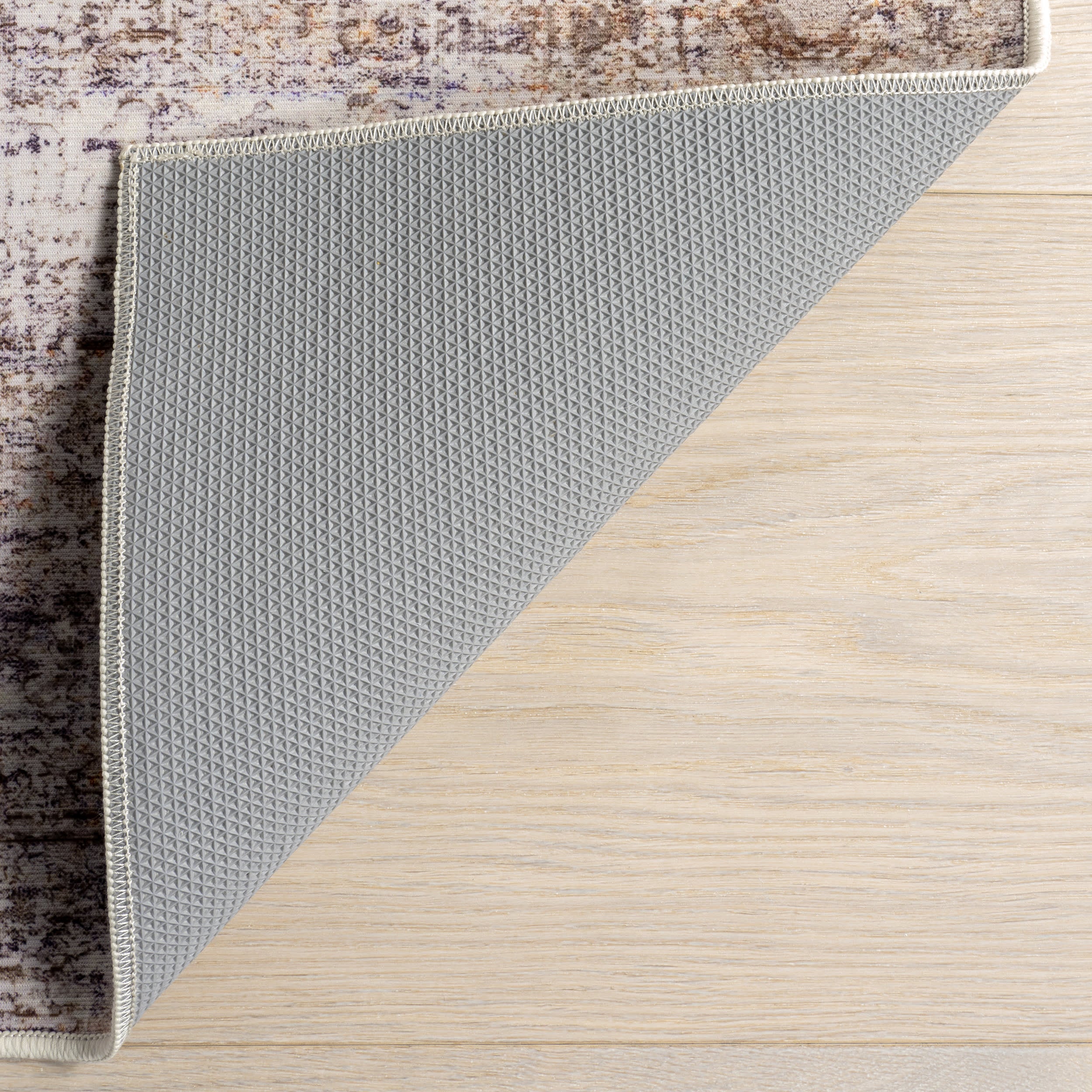 Tamera Abstract Washable Rug | Taupe - Image 7