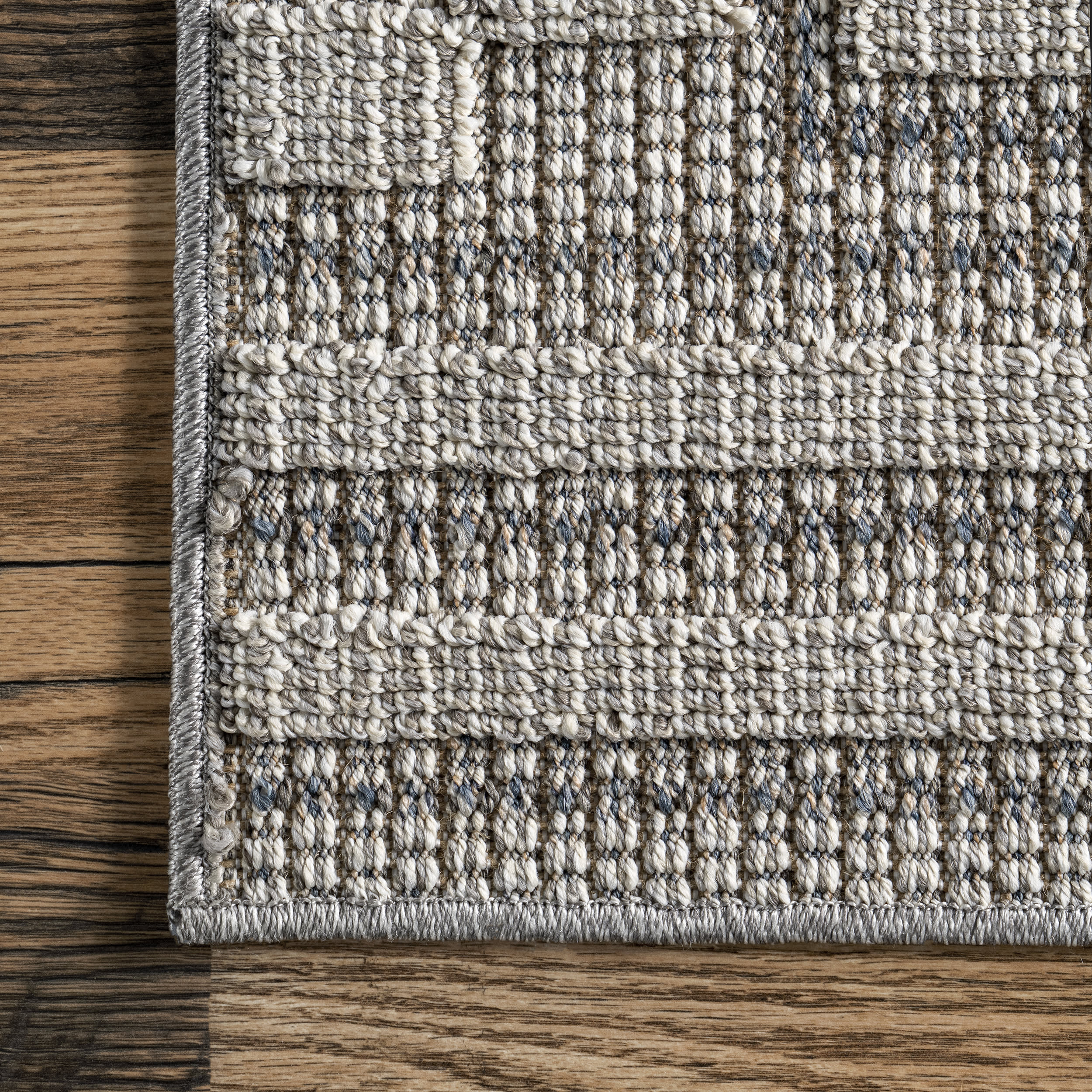 Tammi Tiled Panel Rug | Beige - Image 3