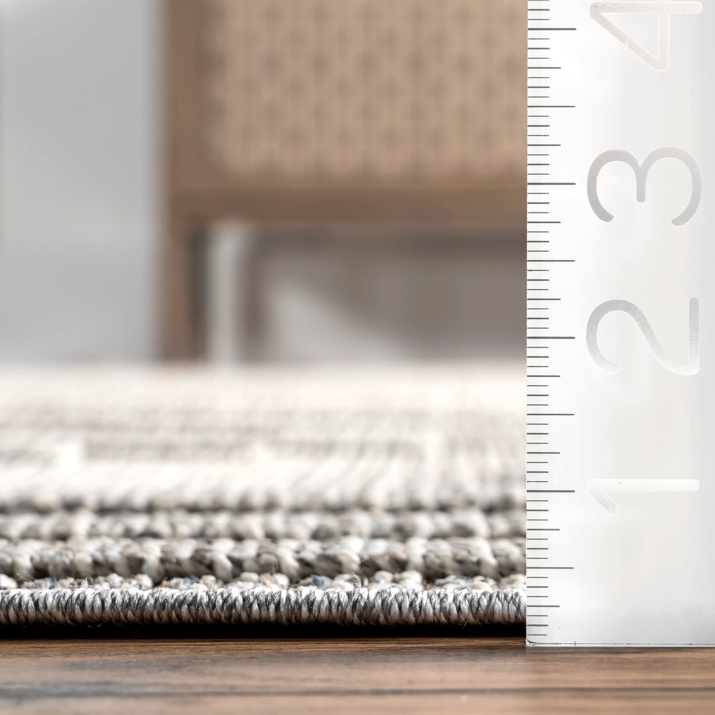 Tammi Tiled Panel Rug | Beige - Image 5