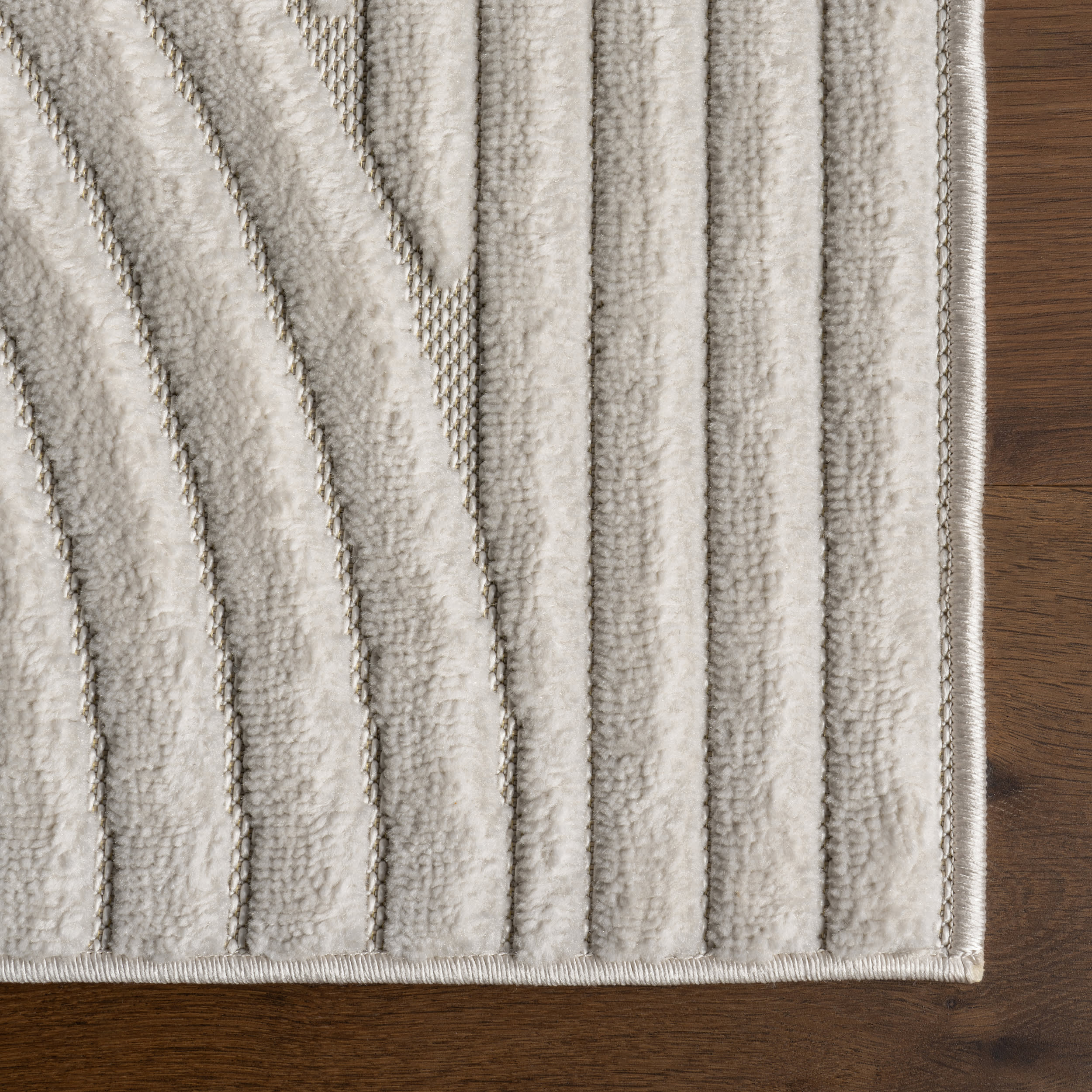 Tana Geometric Indoor/Outdoor Rug | Cream - Image 4