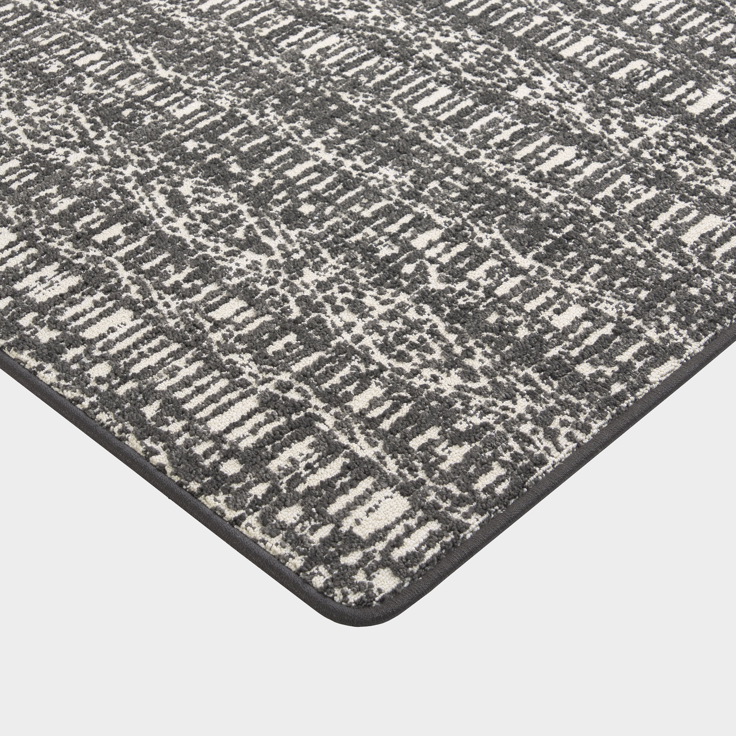 Tanager Distressed Custom Rug | Charcoal - Image 2