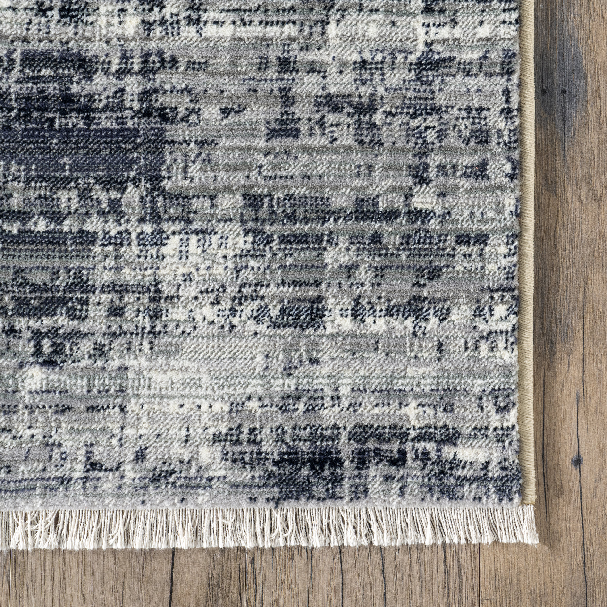 Tani Vintage Blocks Rug | Navy - Image 3