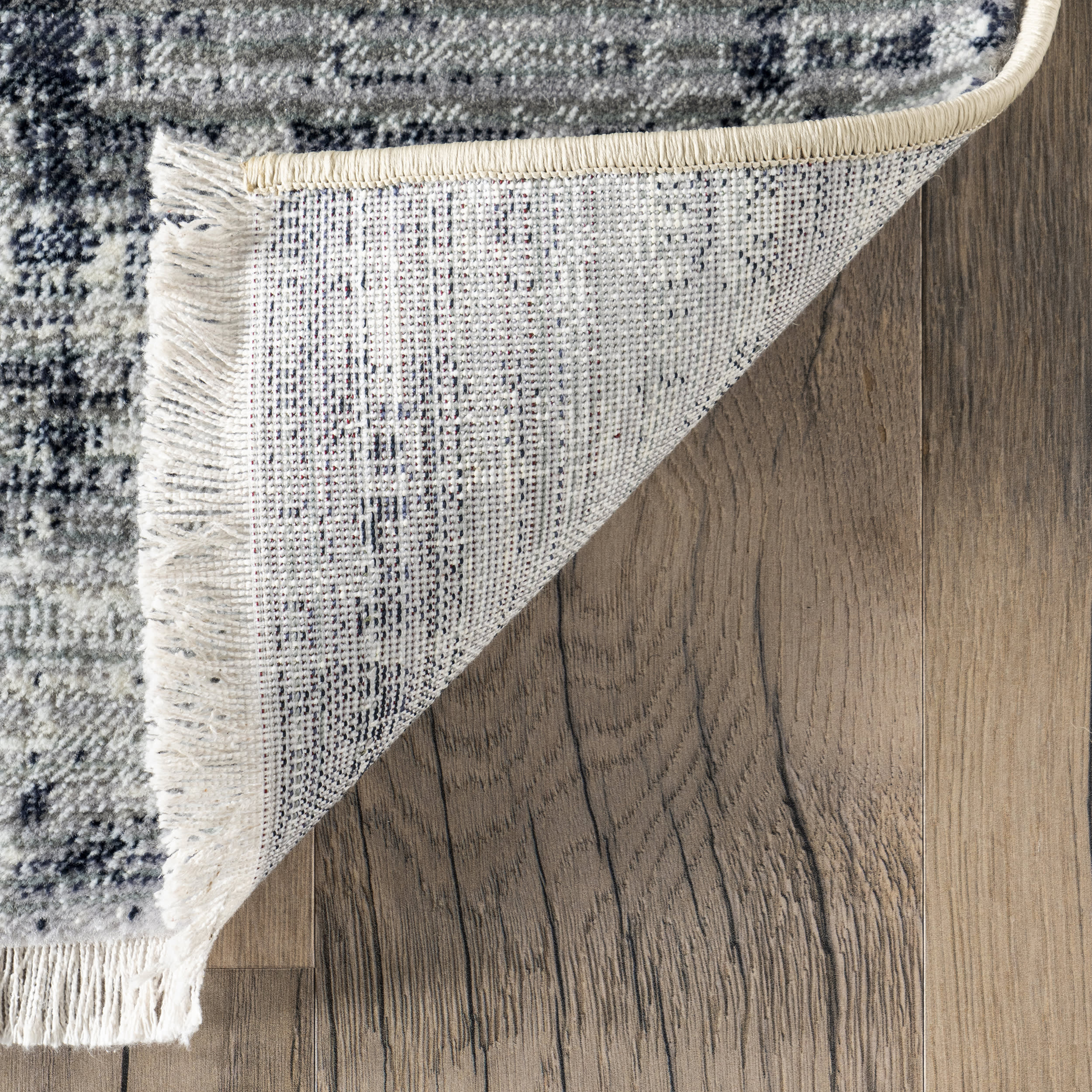 Tani Vintage Blocks Rug | Navy - Image 2