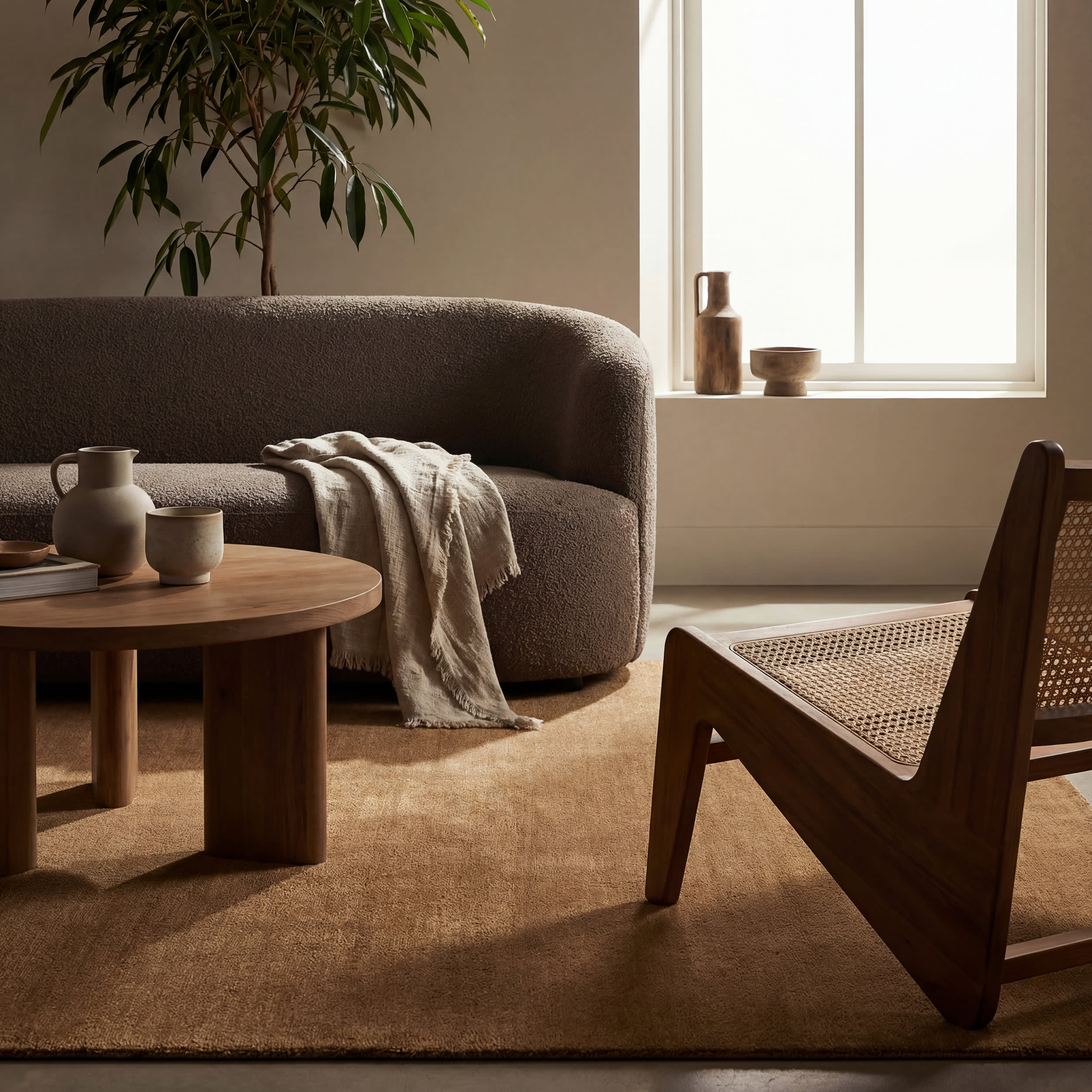 Taniea Modern Tan Rug | Tan - Image 5