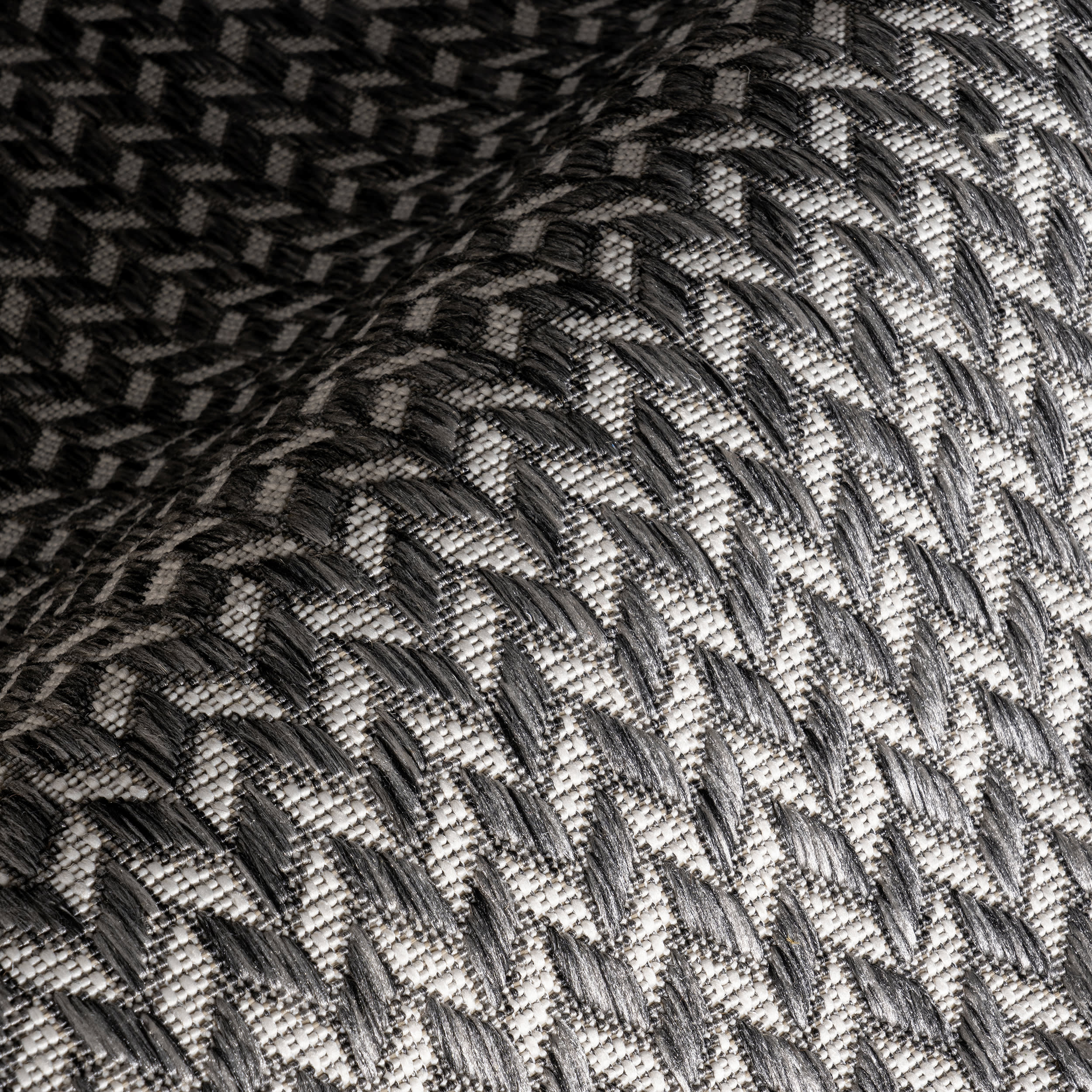 Taraji Herringbone Indoor/Outdoor Rug | Light Grey - Image 3