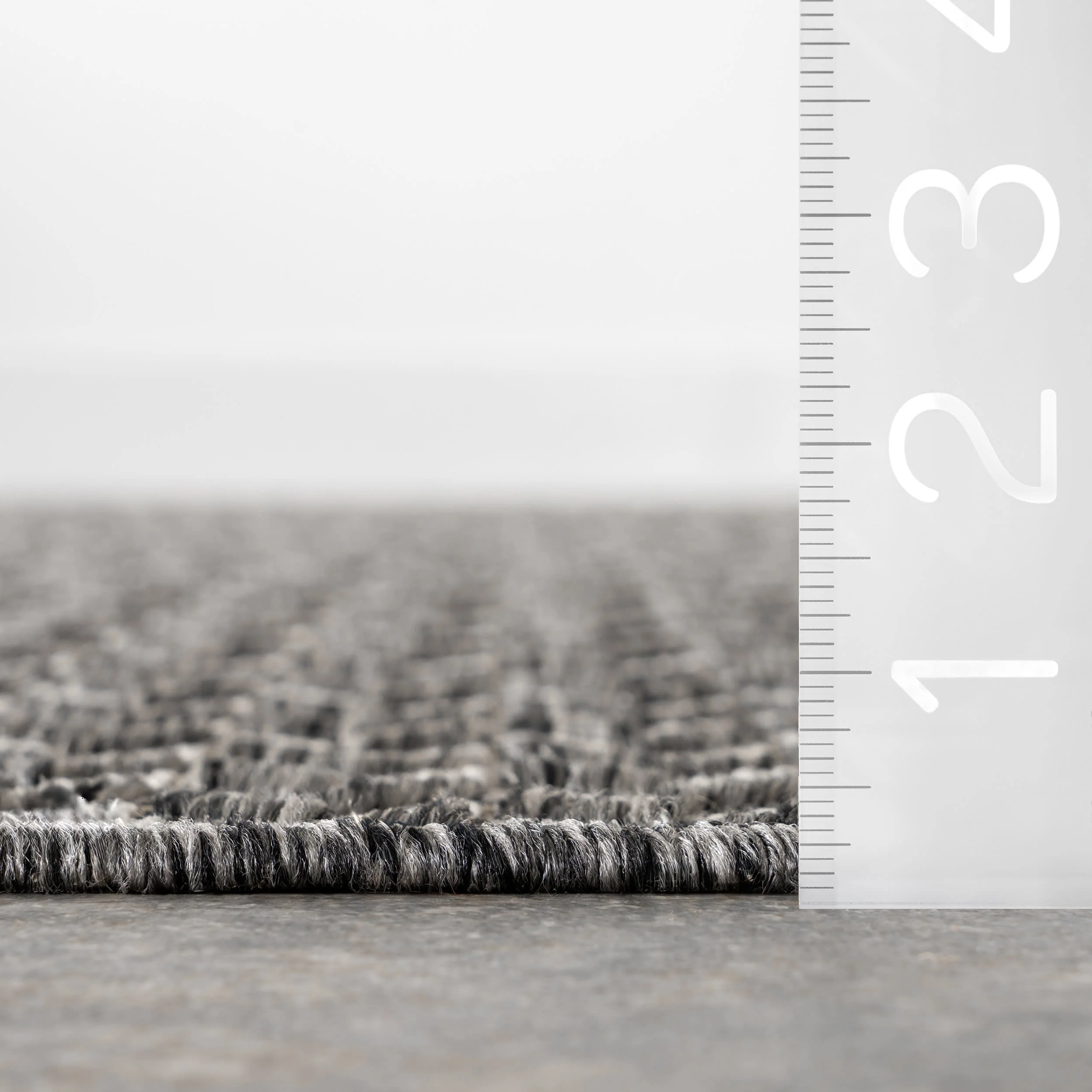 Taraji Herringbone Indoor/Outdoor Rug | Light Grey - Image 6