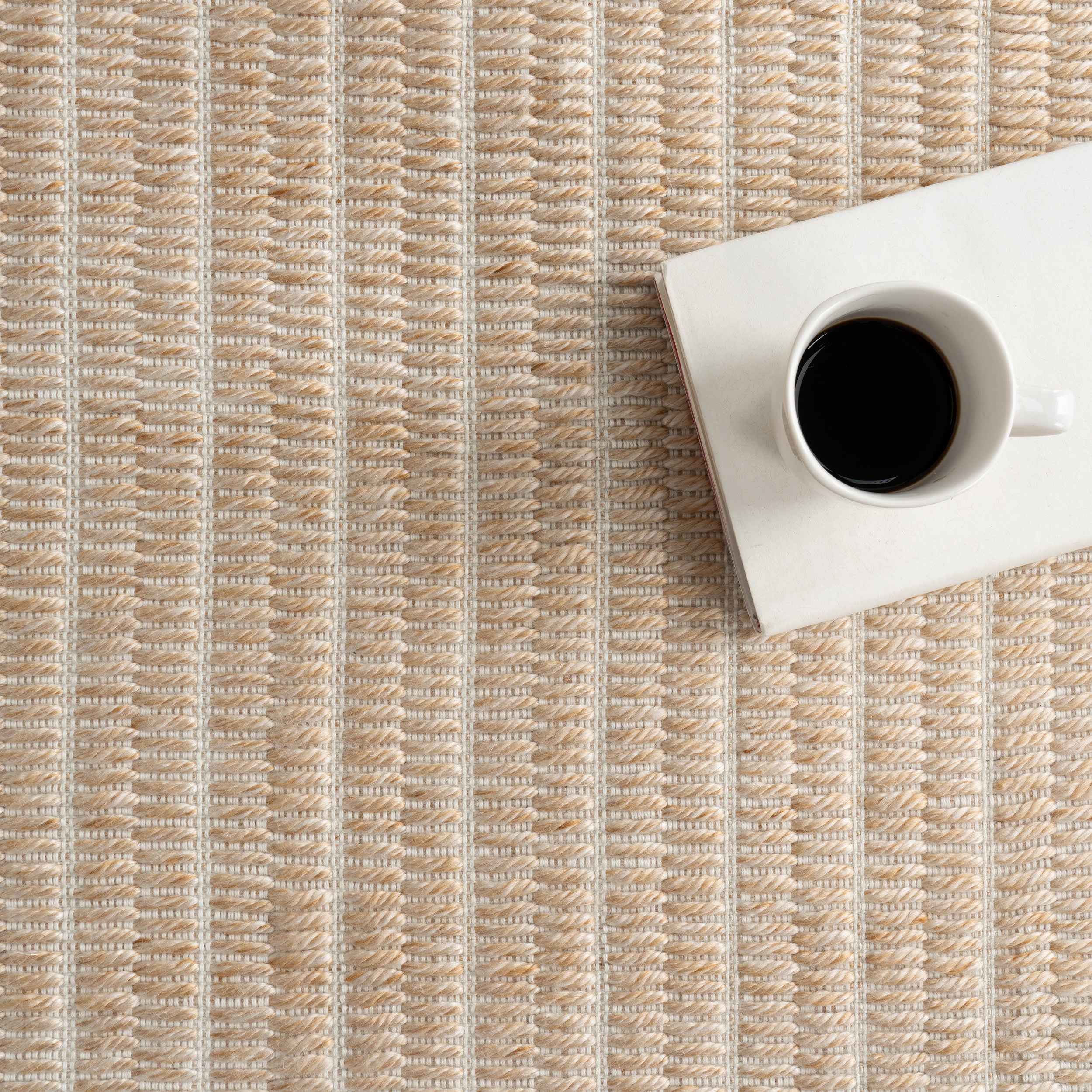 Tarni Striped Indoor/Outdoor Rug | Beige - Image 8