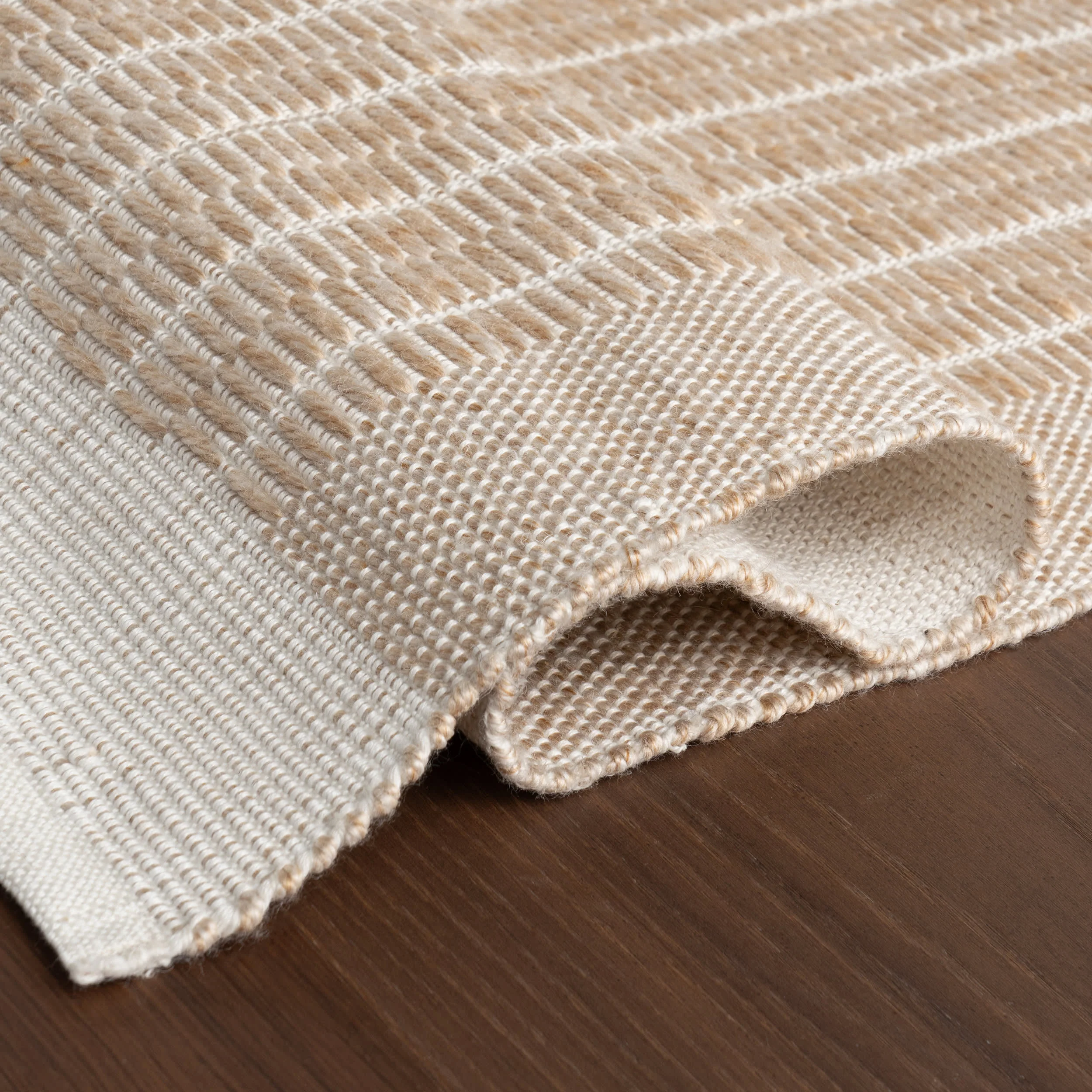 Tarni Striped Indoor/Outdoor Rug | Beige - Image 9