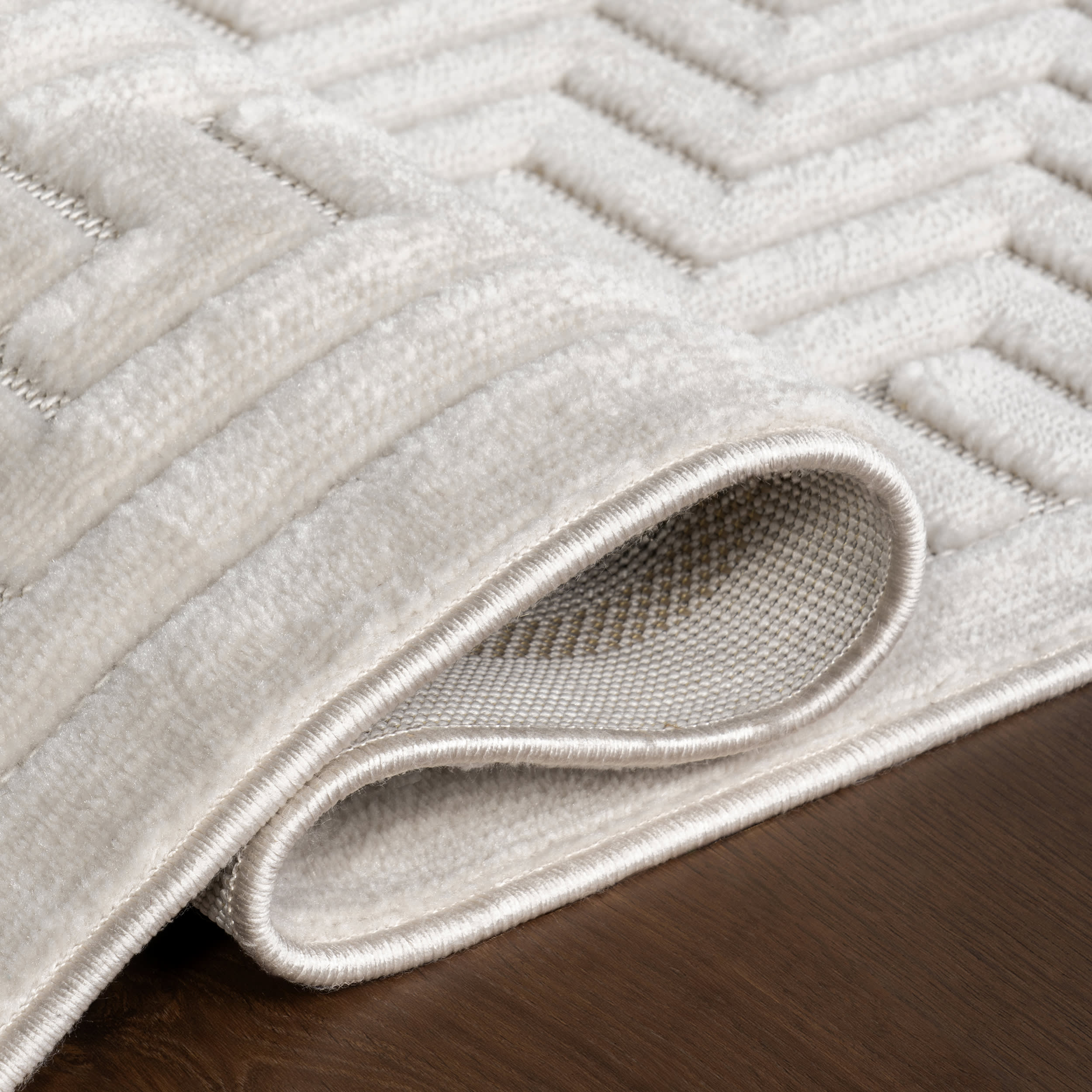 Tasha Indoor/Outdoor Geometric Rug | Cream - Image 9