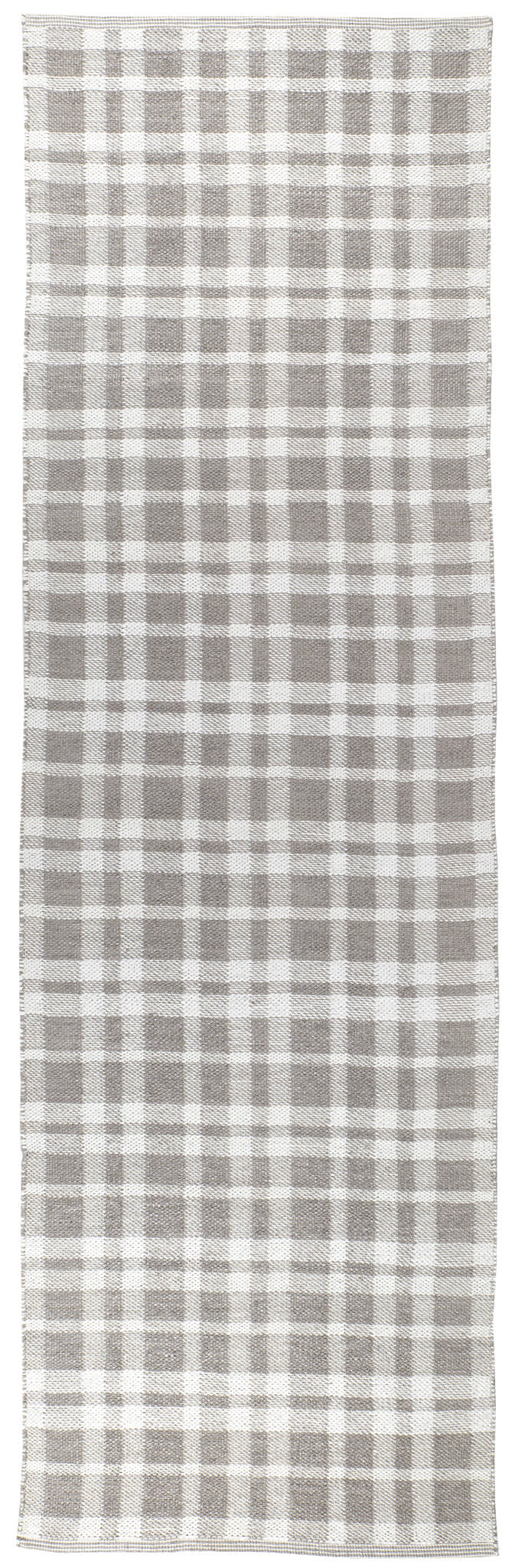 Tattersall Handwoven Indoor/Outdoor Rug | Grey - Image 2