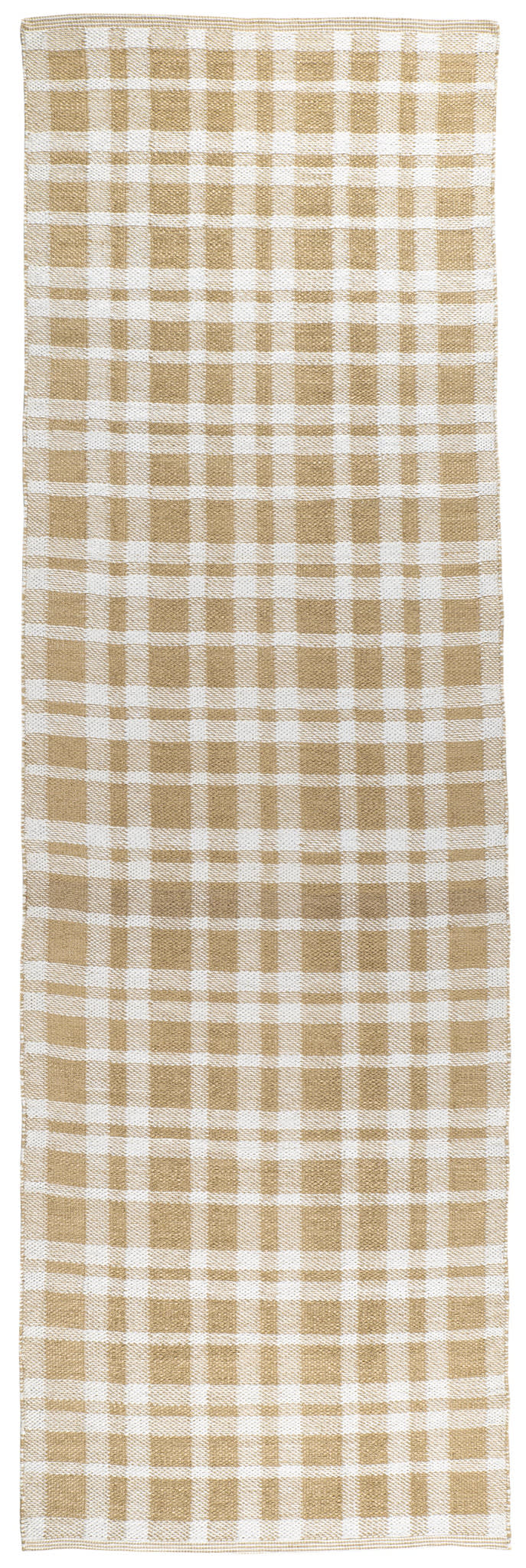 Tattersall Handwoven Indoor/Outdoor Rug | Khaki - Image 2