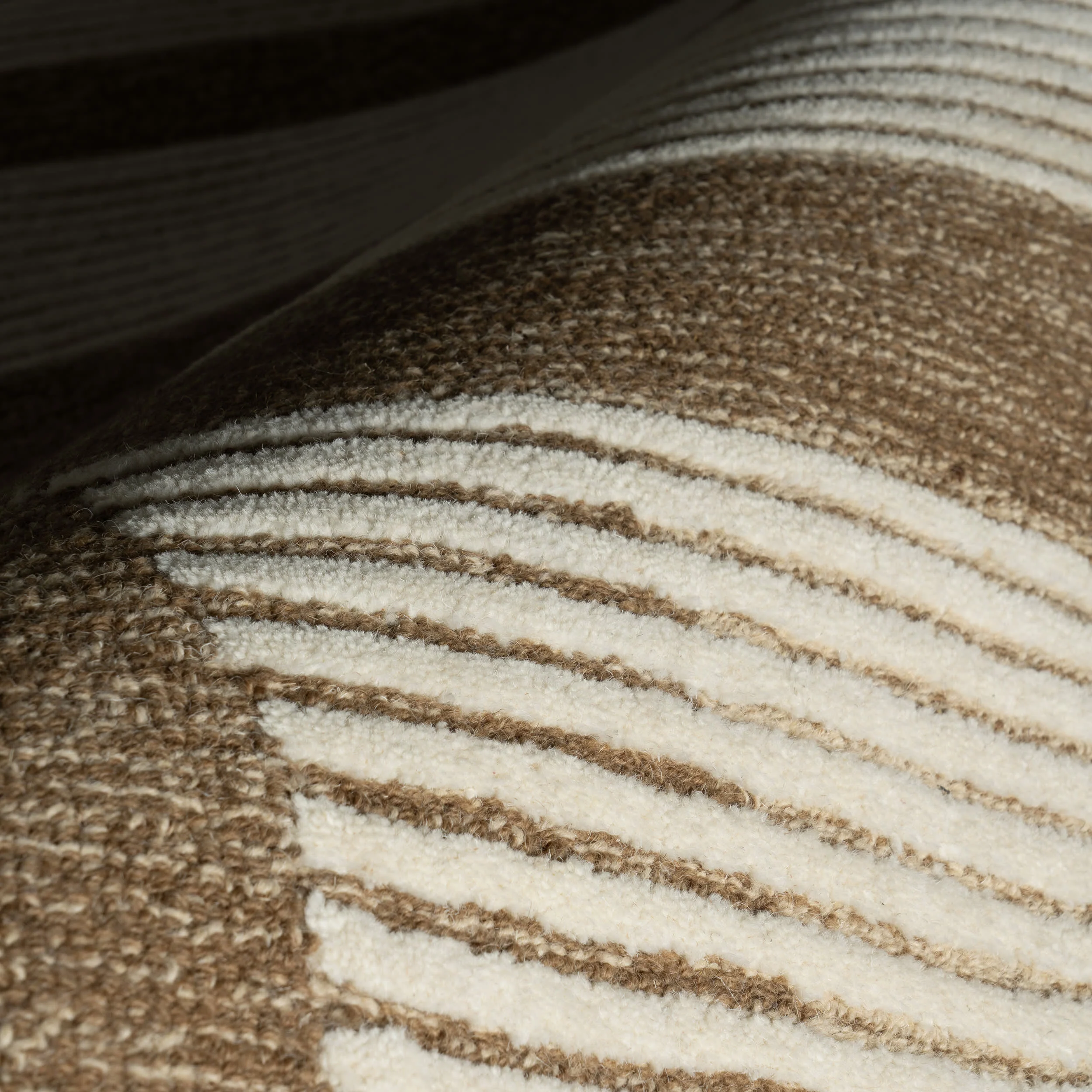 Tawna Modern Striped Rug | Brown - Image 3