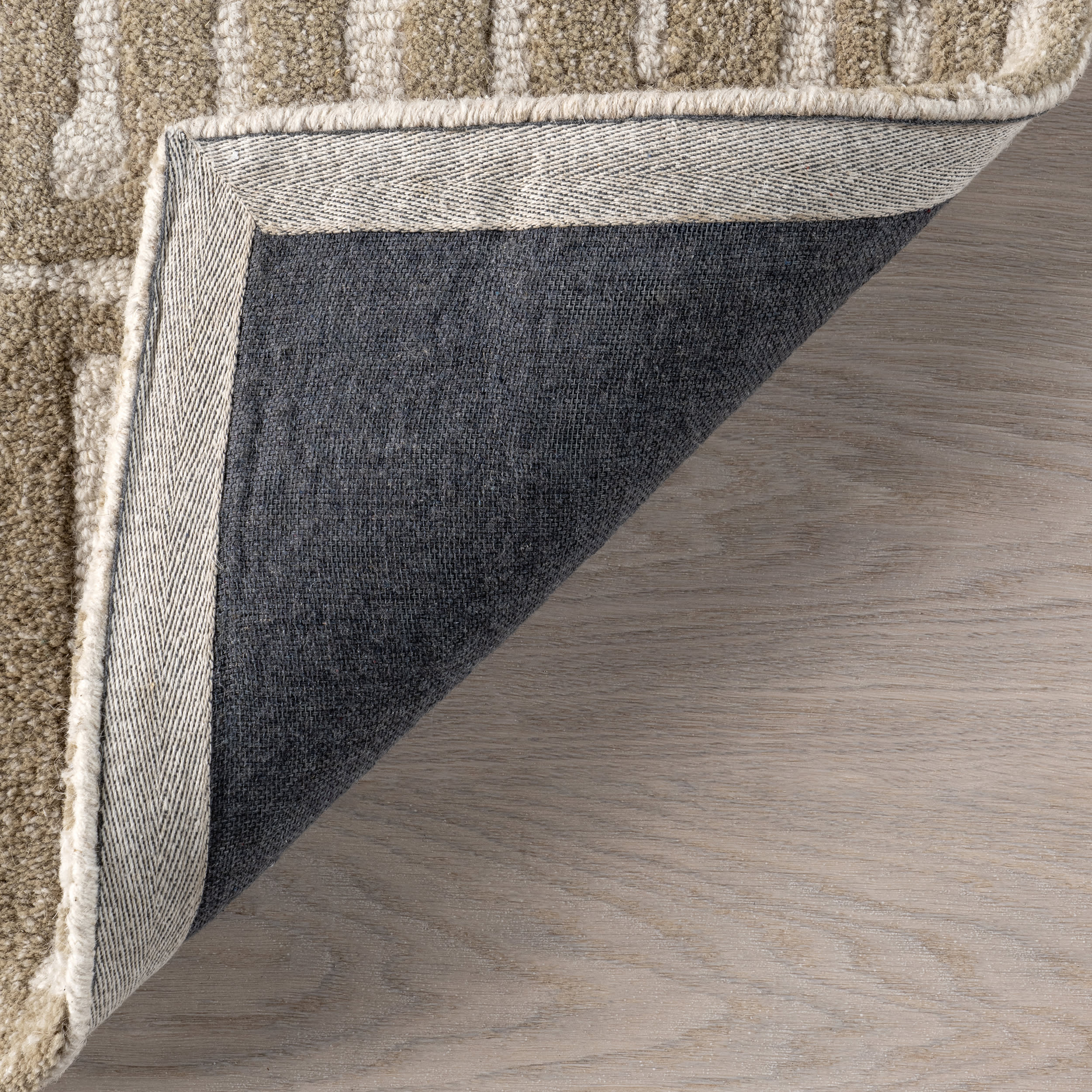 Tawny Geometric Wool Rug | Ivory - Image 6