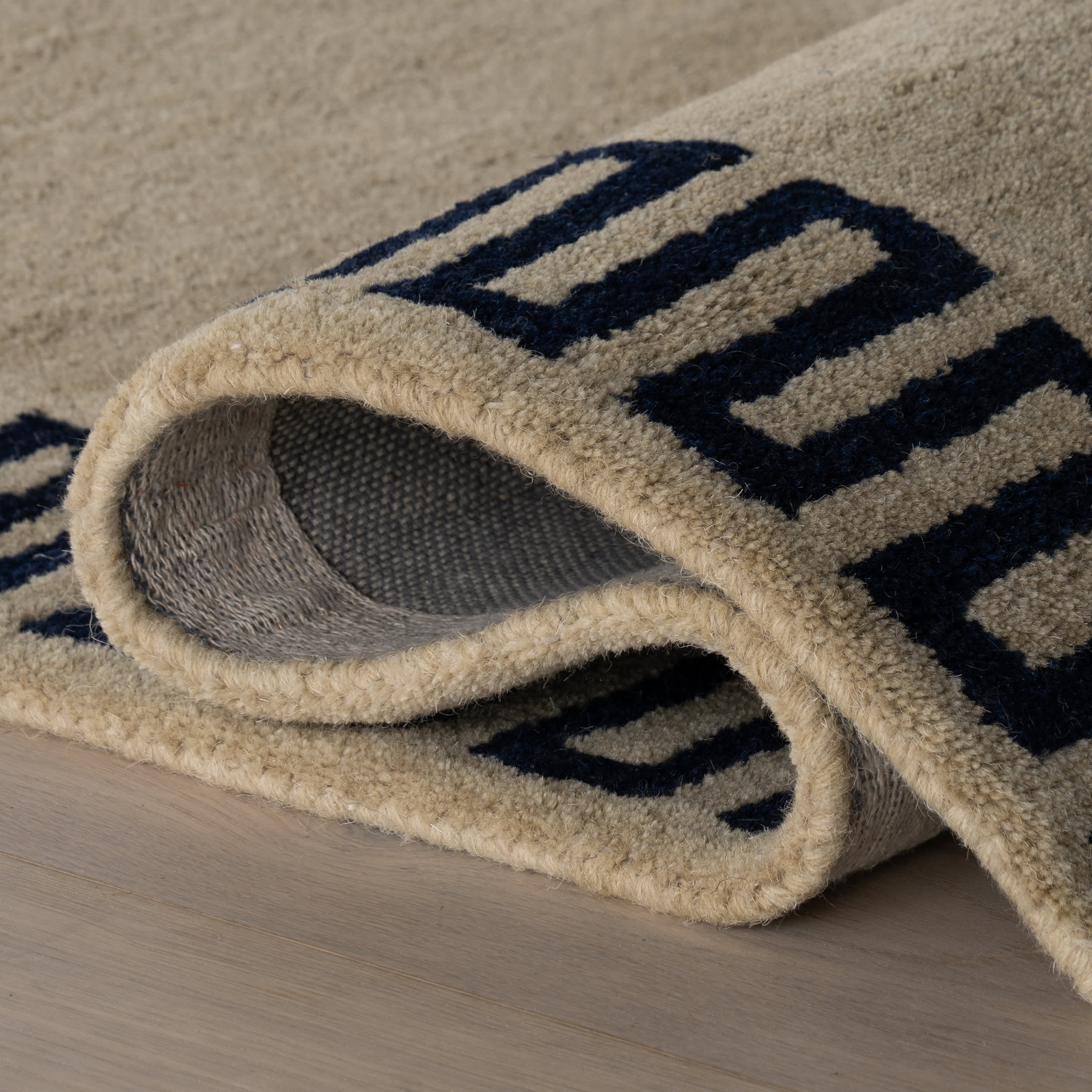 Taya Modern Bordered Rug | Beige - Image 11