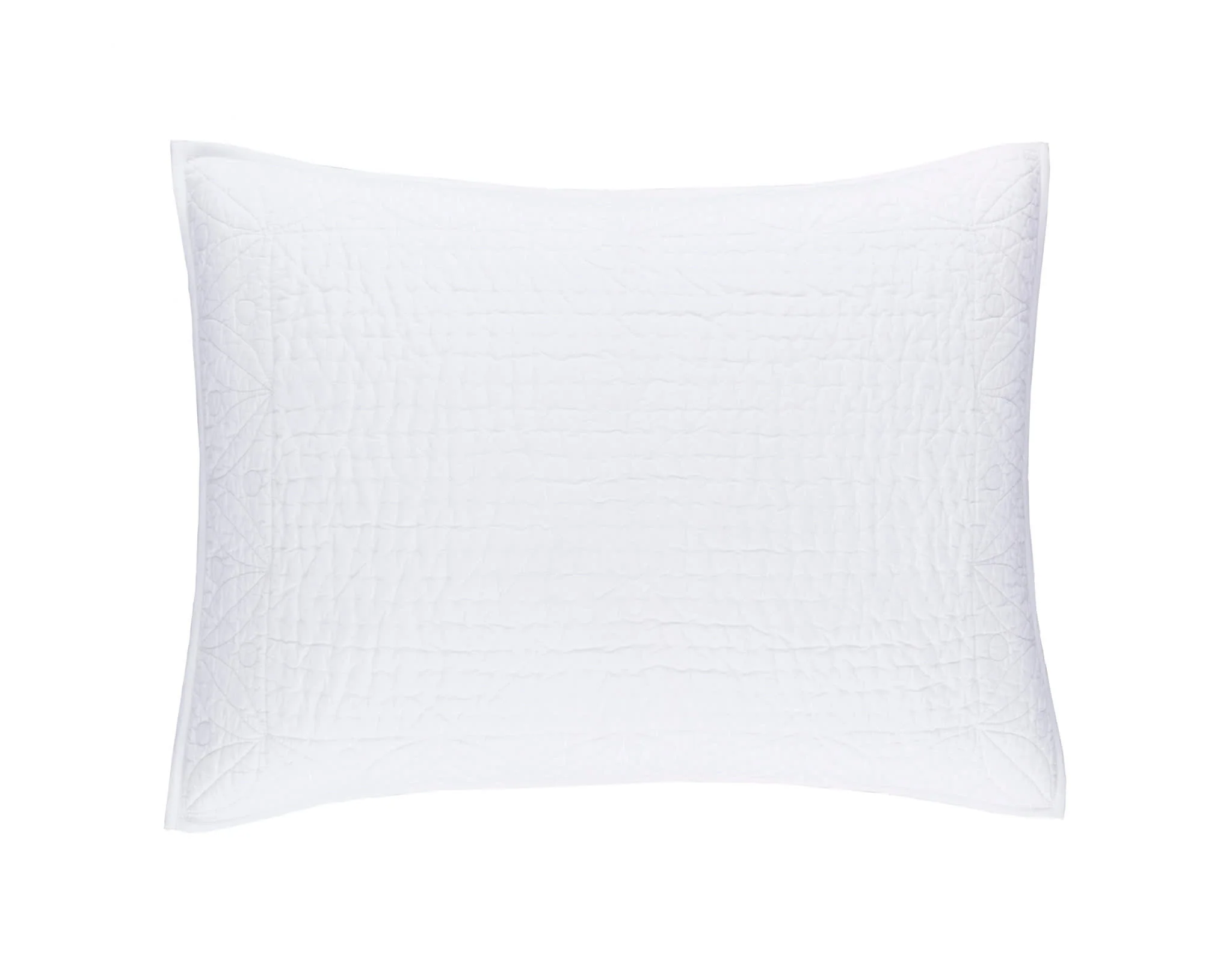 Tea & Toast Quilted Sham | White - Image 4
