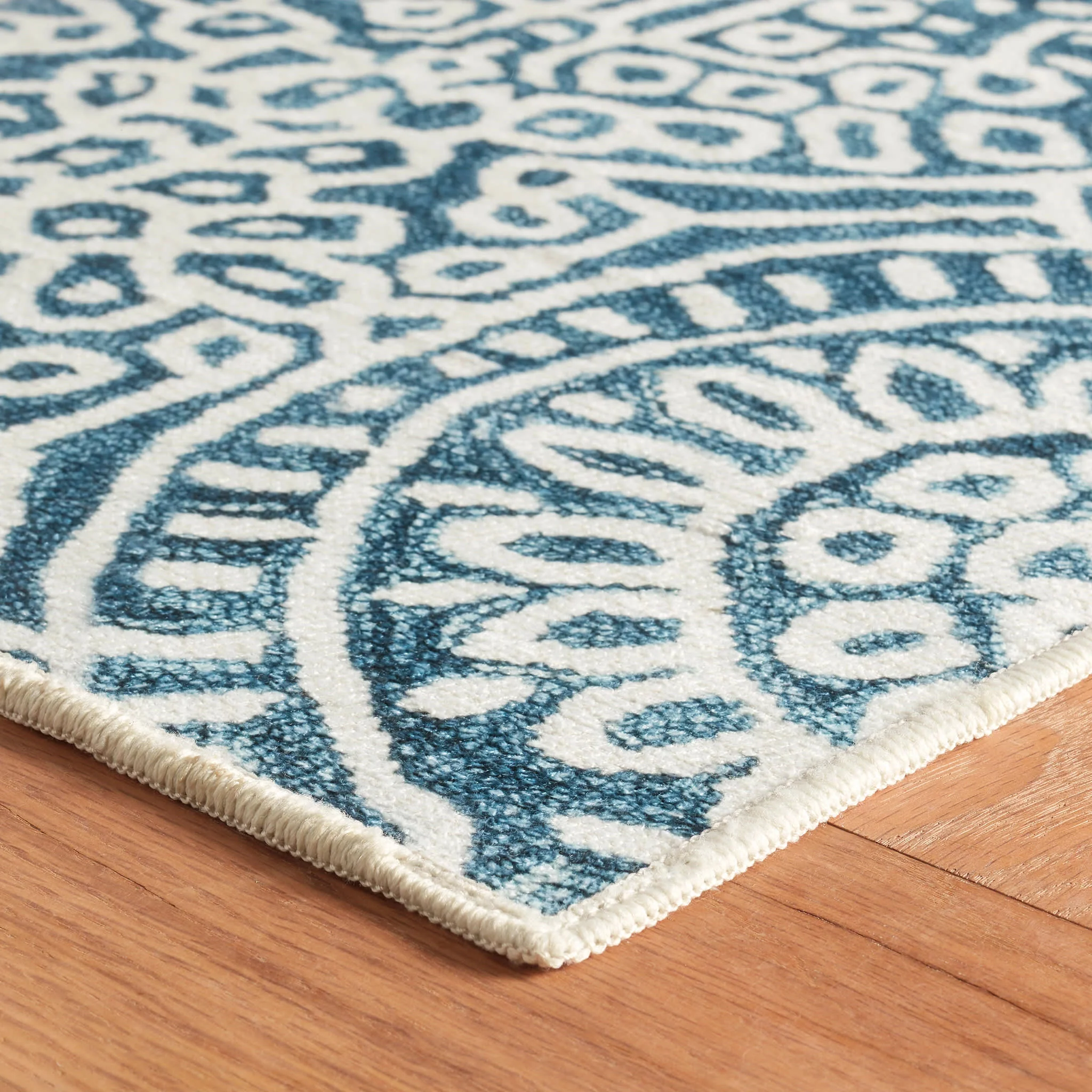 Temple Machine Washable Rug | Ink - Image 5