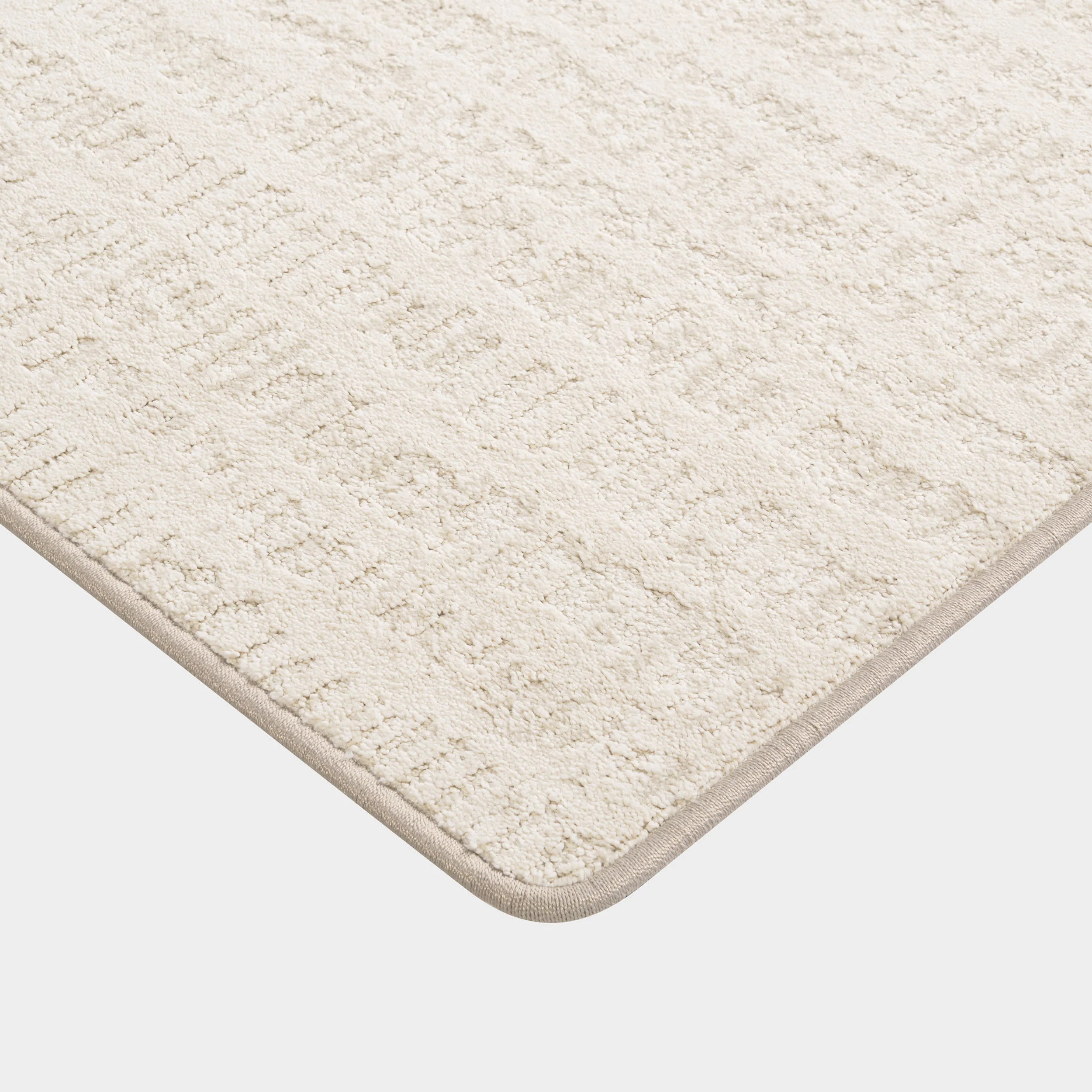 Tern Abstract Striped Custom Rug | Warm Cream - Image 2