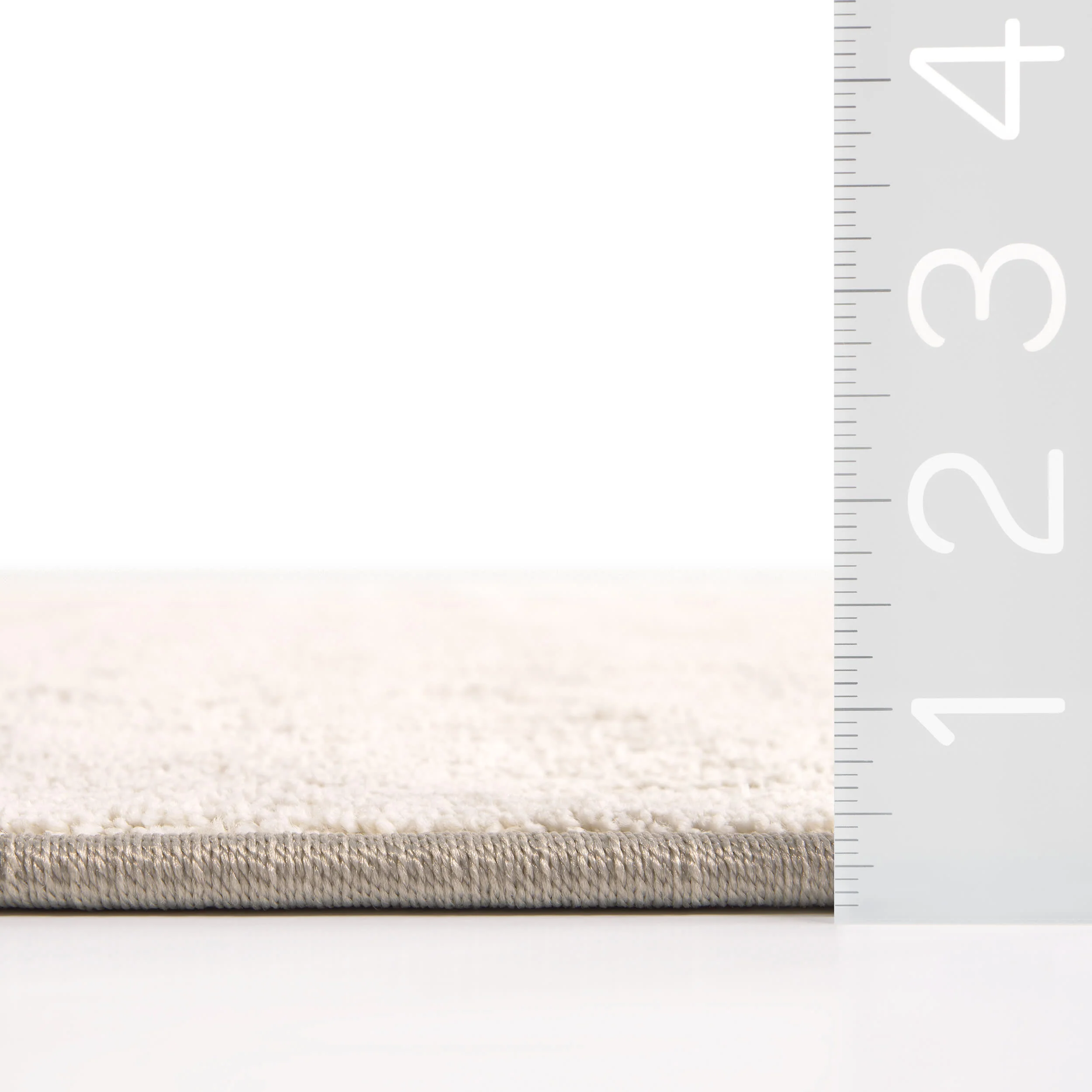 Tern Abstract Striped Custom Rug | Warm Cream - Image 3