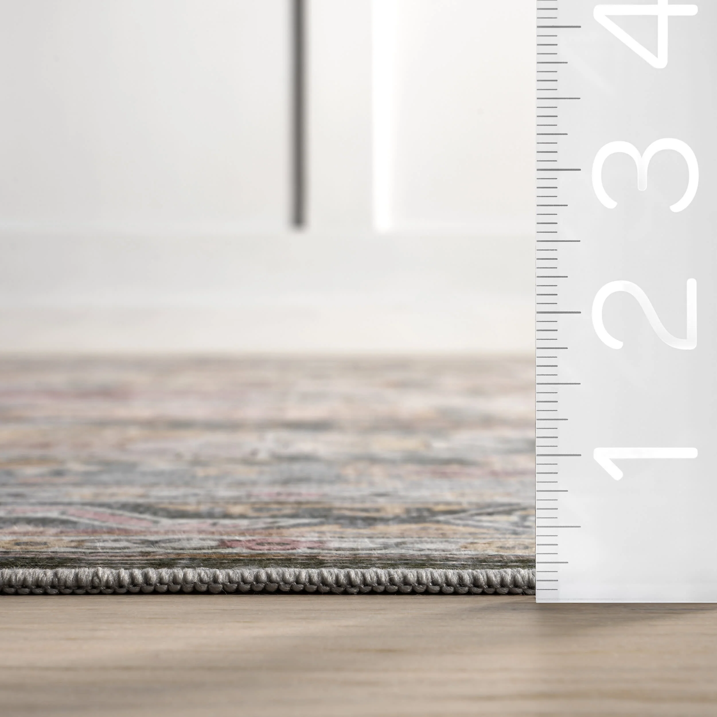 Terri Medallion Washable Rug | Sage - Image 6