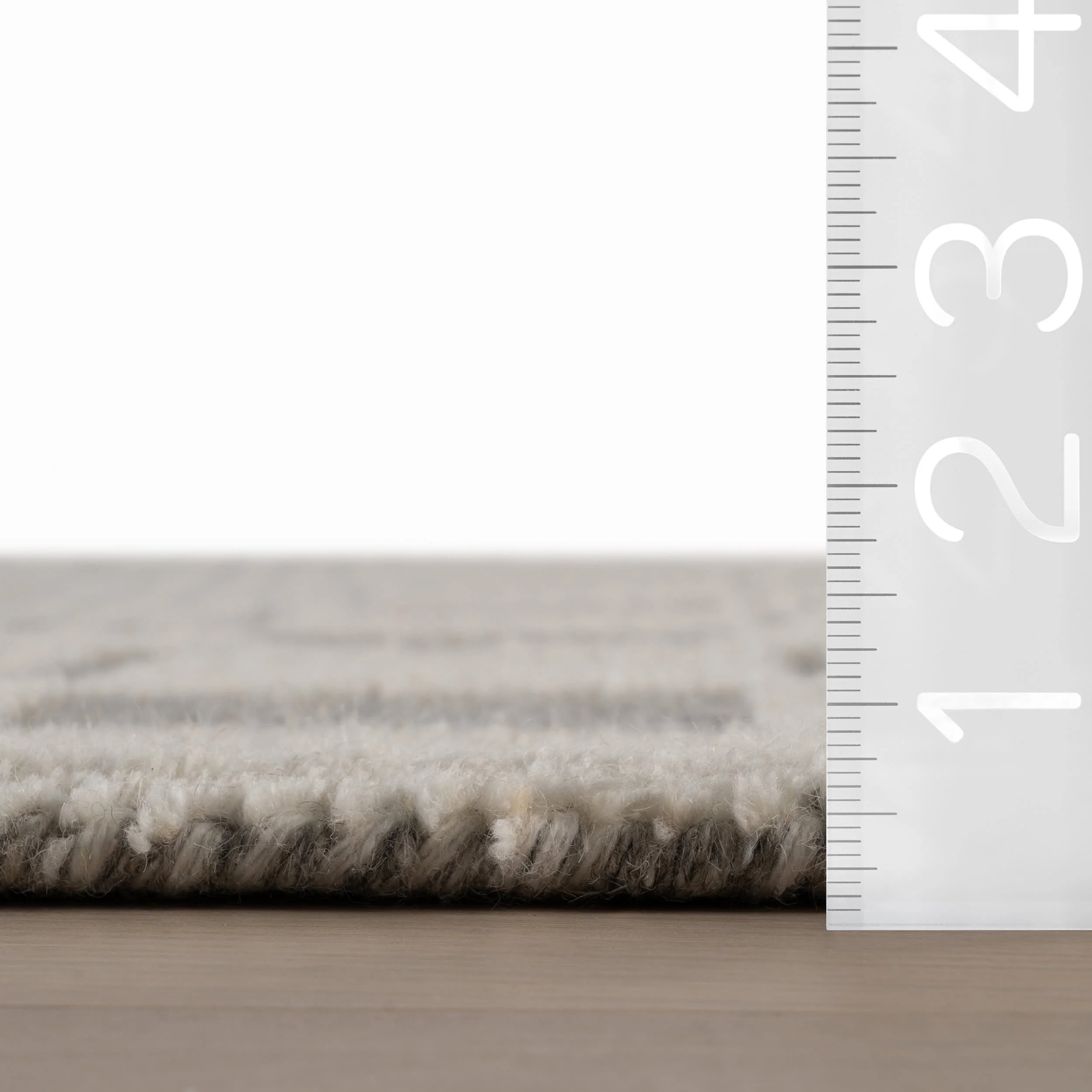 Tesia Hand Woven Wool Rug | Ivory - Image 5
